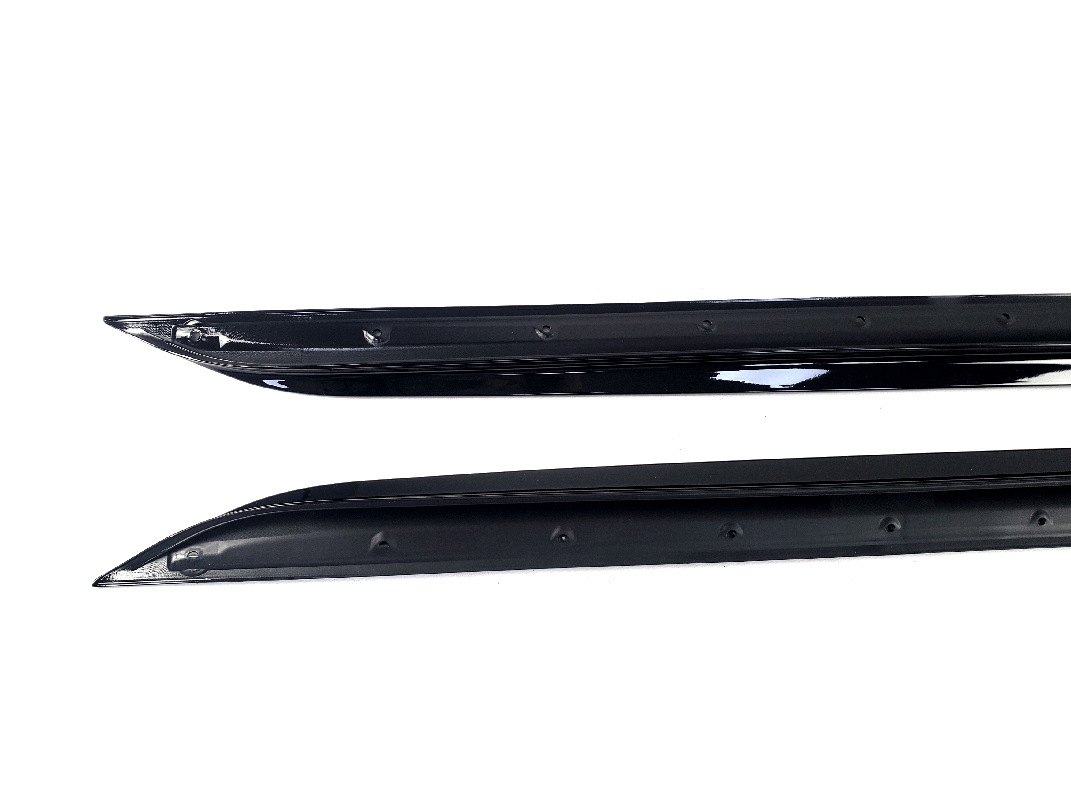Леза на пороги Чорний глянець (M-Performance) на BMW 3 Series G20 / G21 2018-2022 року 3