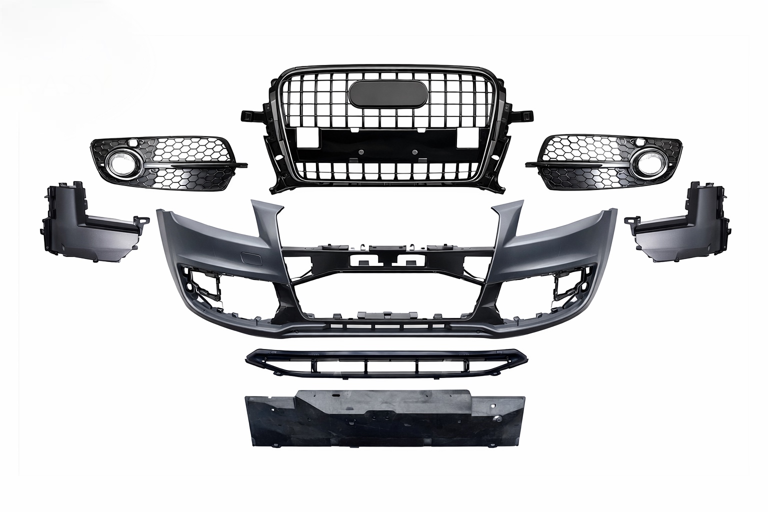 Бампер передній у зборі S-Line 2012+ CHROME для Audi Q5 2008-2016
