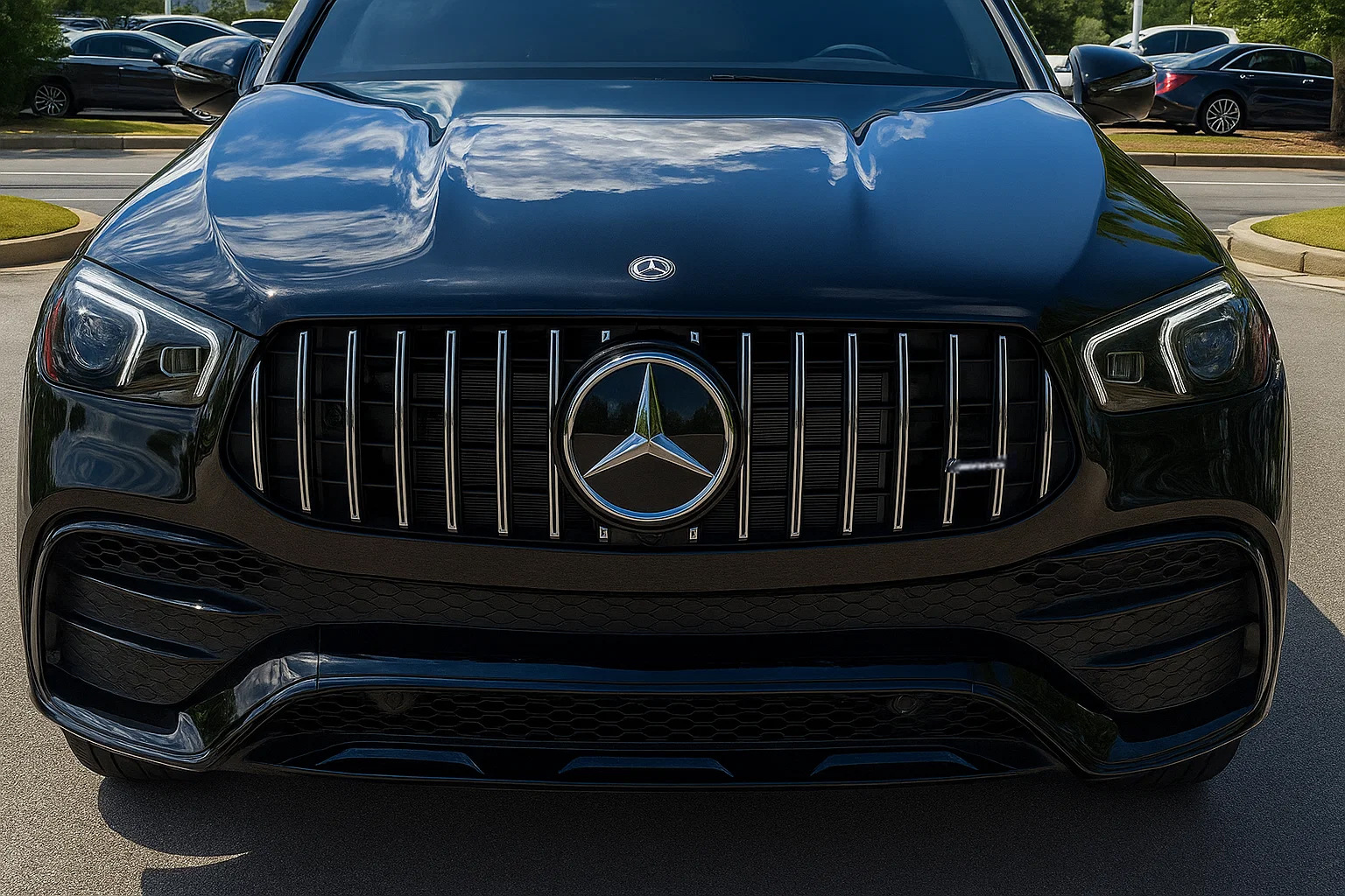 Передня решітка GT Panamericana (для AMG-Line/GLE53/GLE63 2019-2023) 2