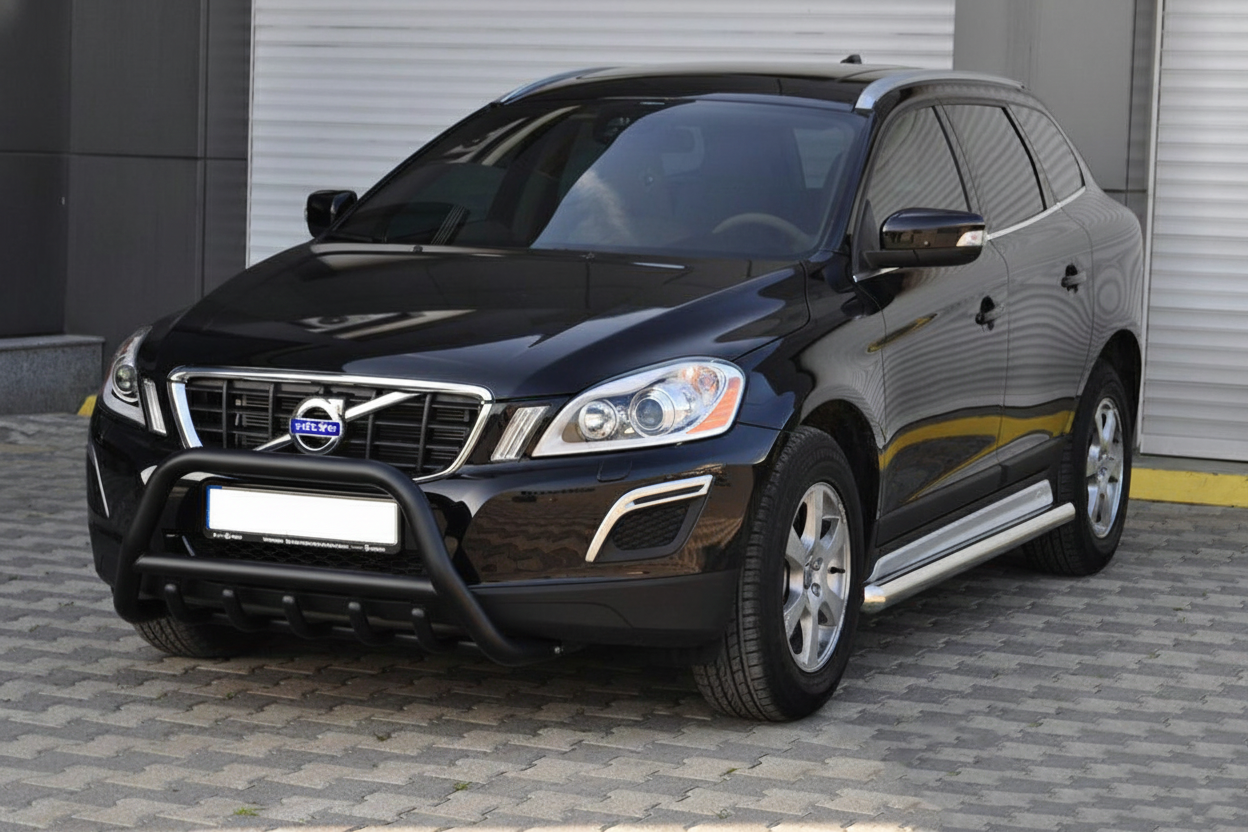Кенгурятник WT003 Black (нерж)