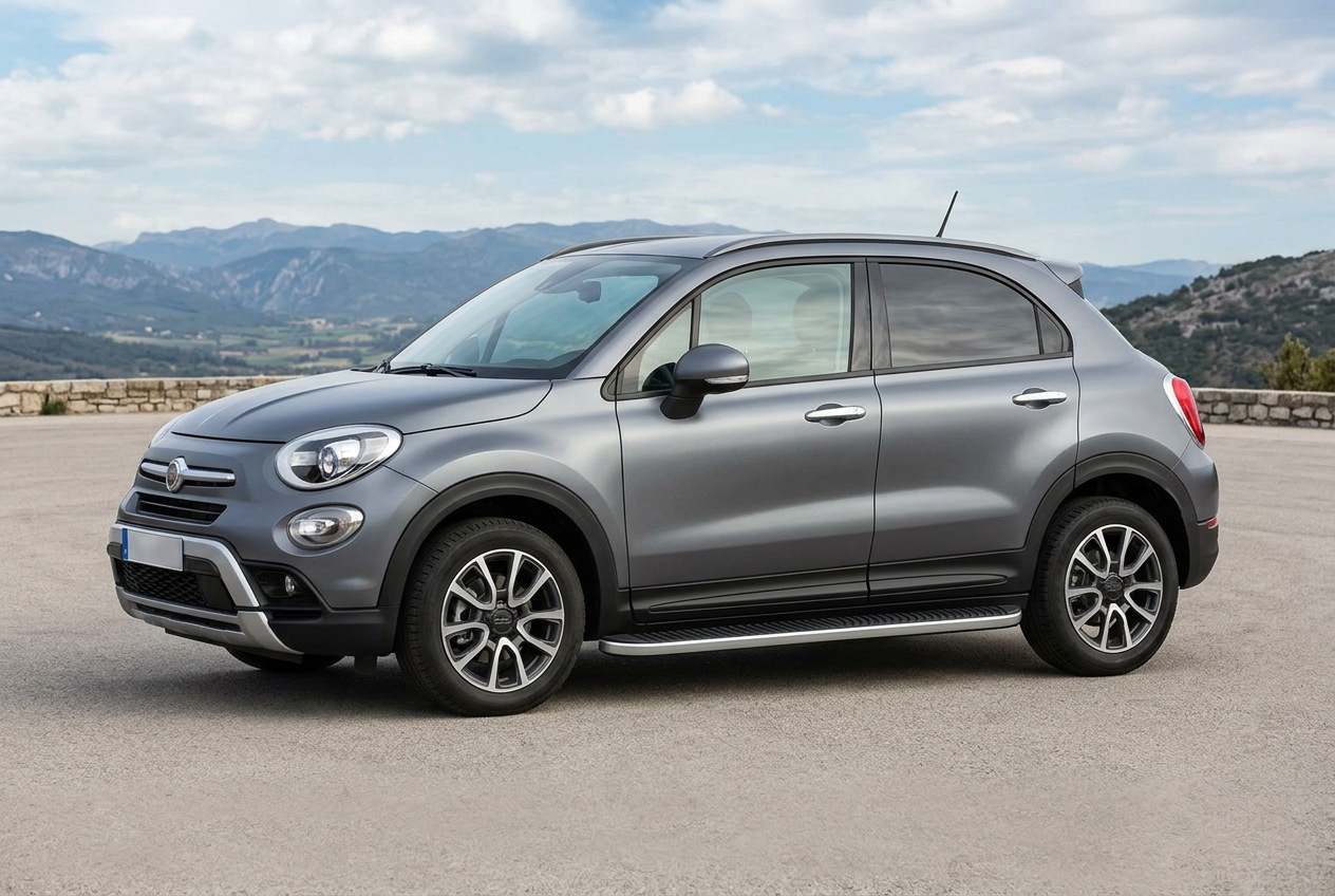 Бокові пороги Tayga Grey (2 шт., алюміній)