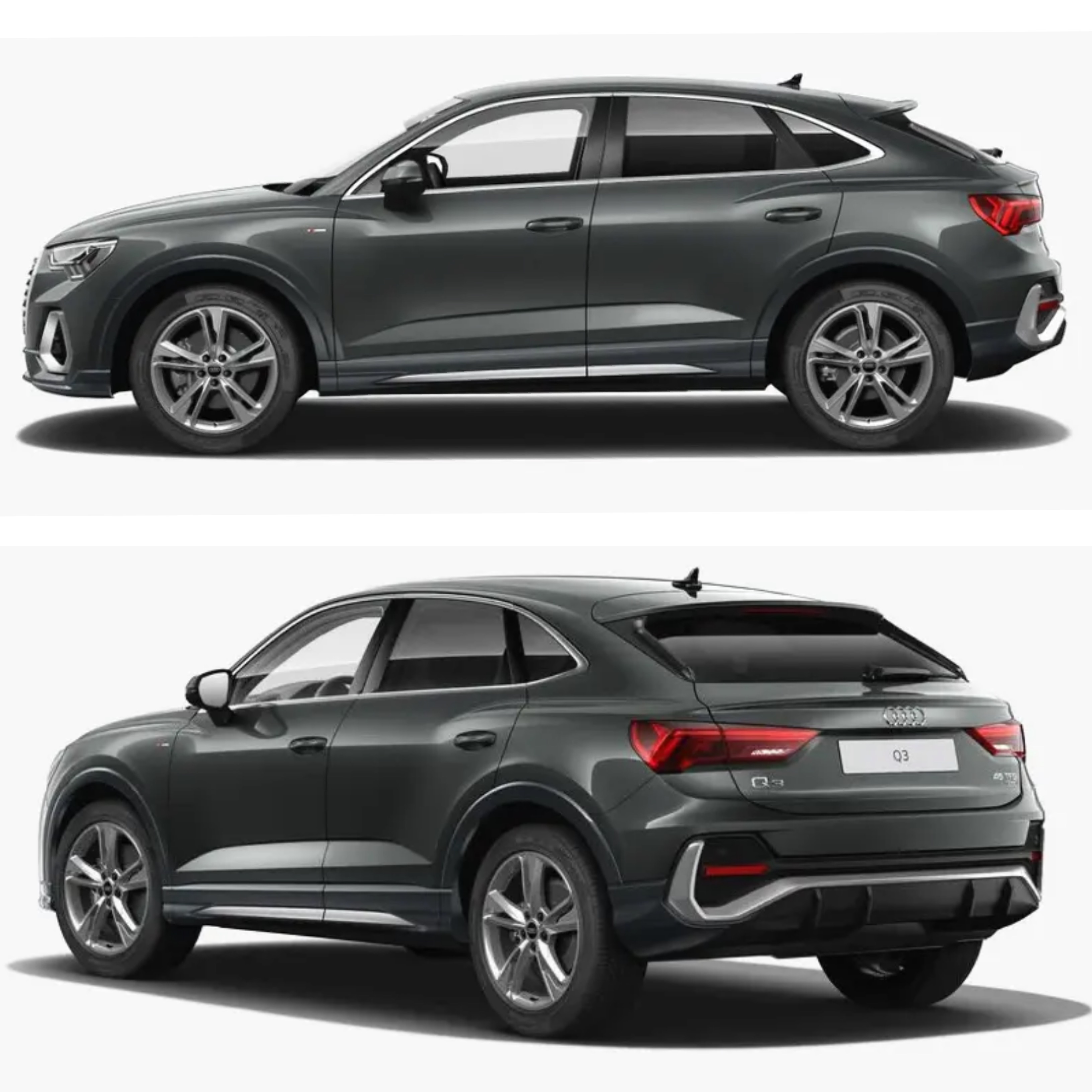 Бризковики Audi Q3 SPORTBACK 2020+ комплект 4 шт. 4