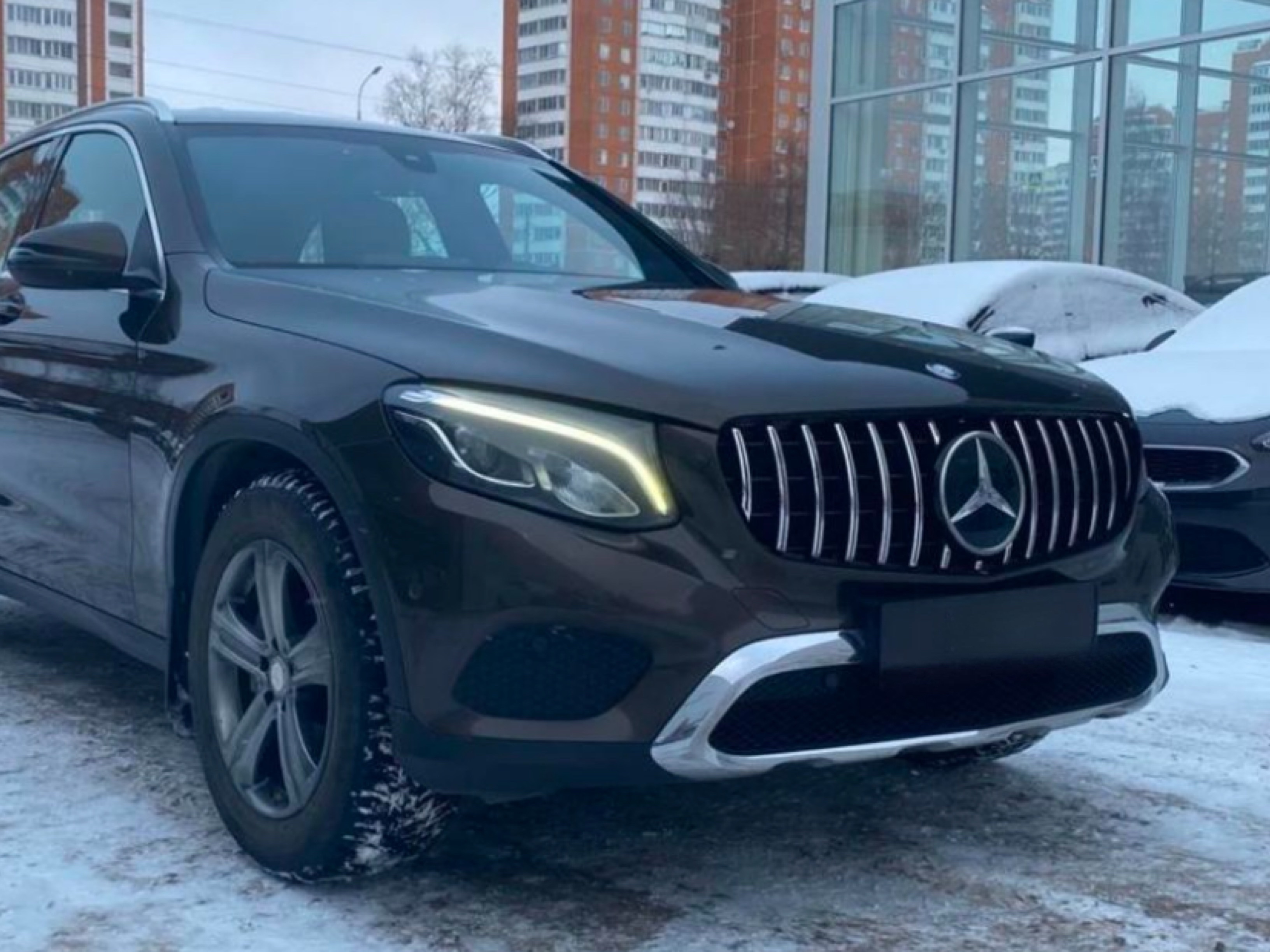 Решітка радіатора GT CHROME Mercedes GLC-Class X253 / C253 2015-2019 2