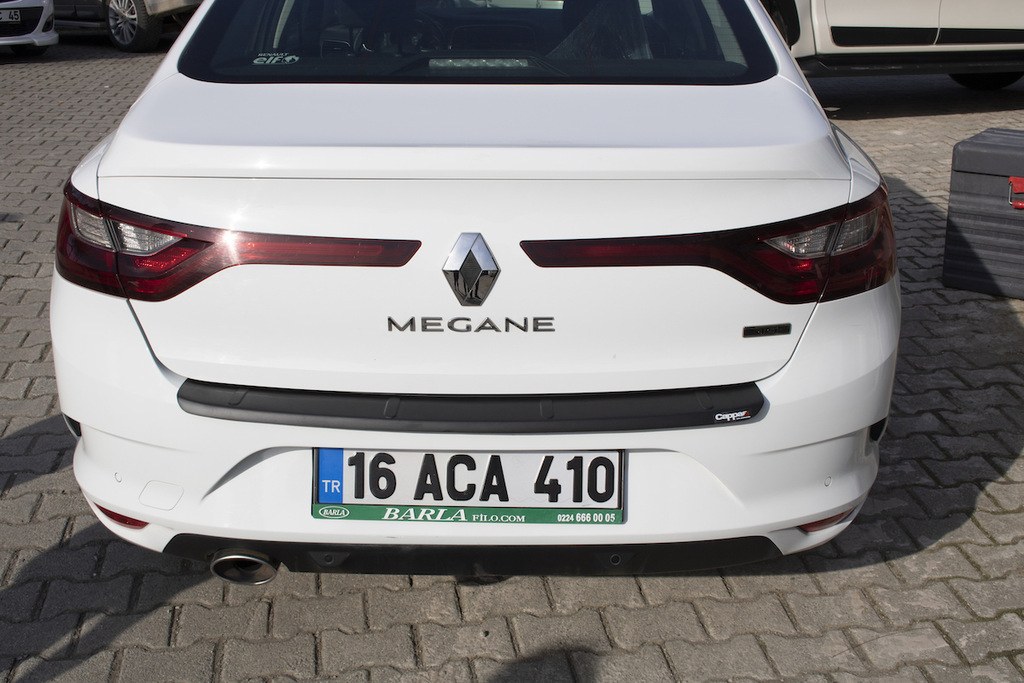 Накладка на задній бампер EuroCap (Sedan, ABS) 4