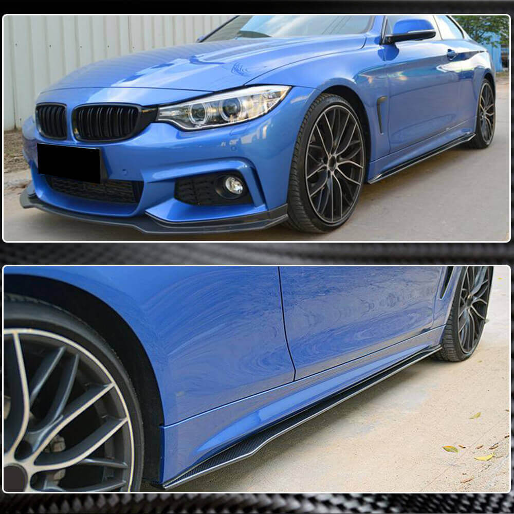 Накладки на пороги V1 (для F32/F33 M-Sport, Карбон) 3