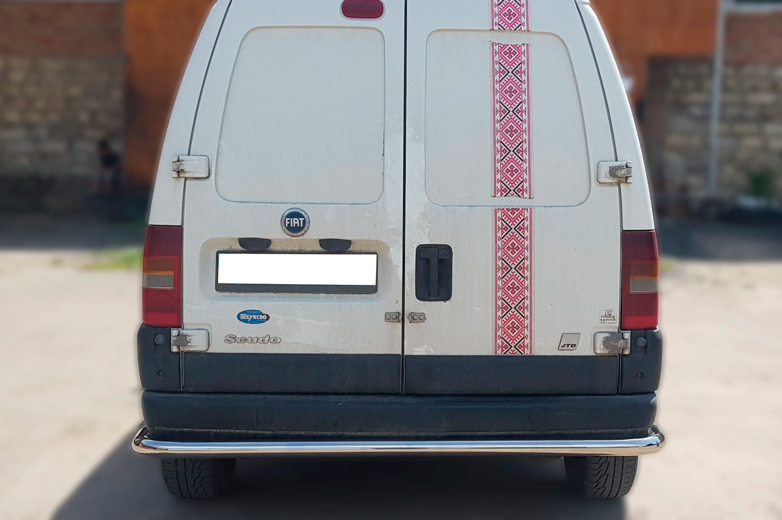 Задній захист AK005 (нерж)