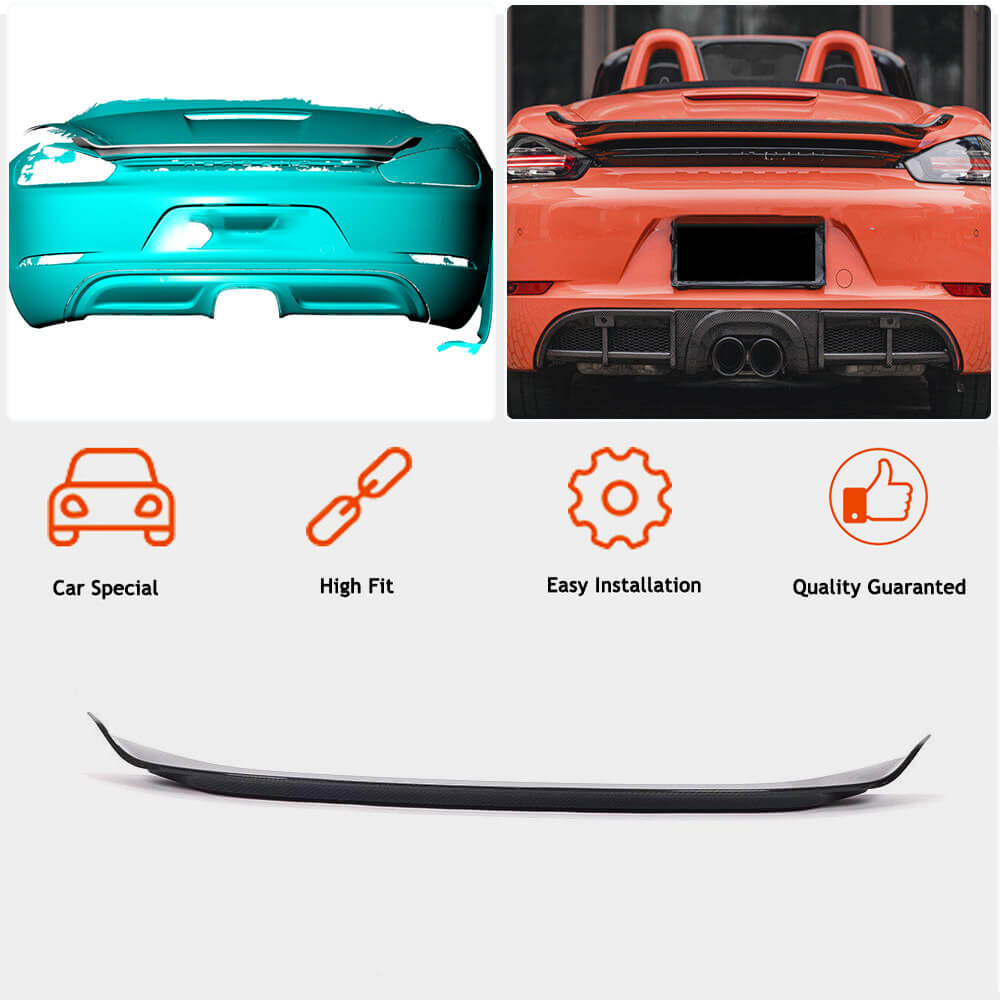 Спойлер V2 (для Boxster, Карбон) 2