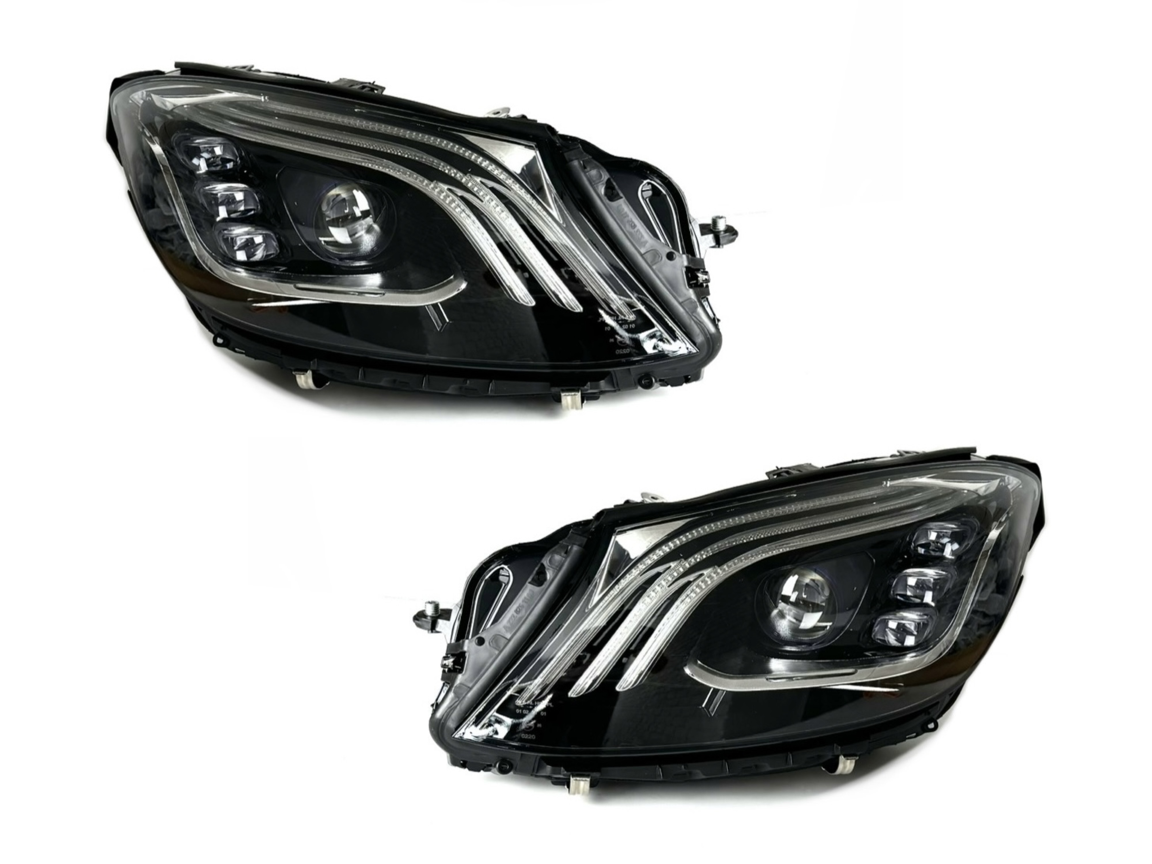 Фари Full LED рестайлінг 2018+ для Mercedes S-Class w222 2013-2017 2шт. комплектні з блоками