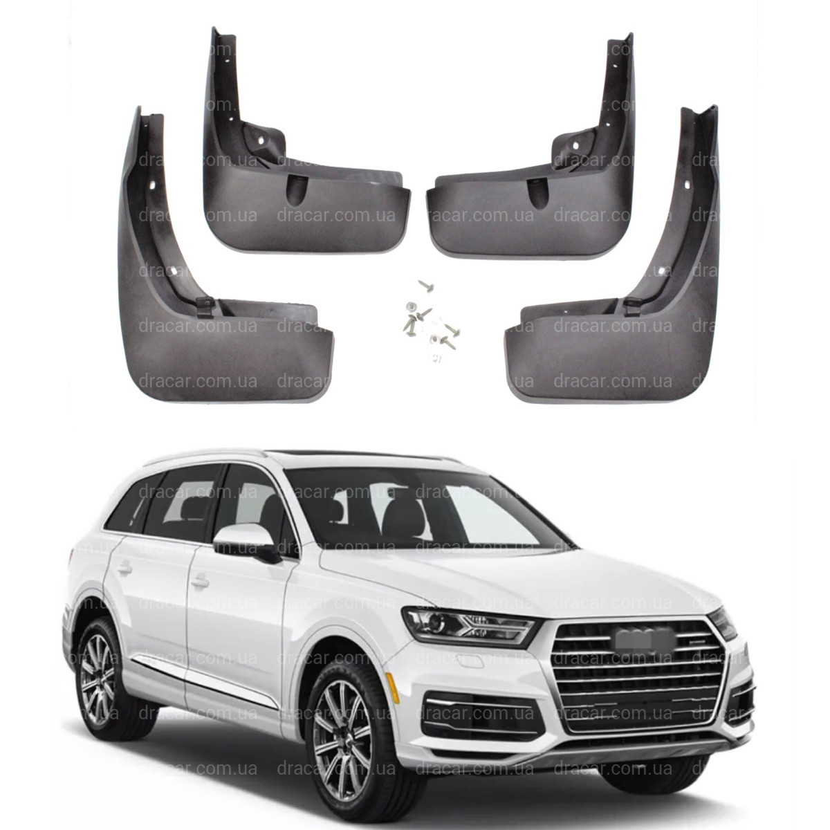 Бризковики Audi Q7 2015-2019 комплект 4 шт. 4