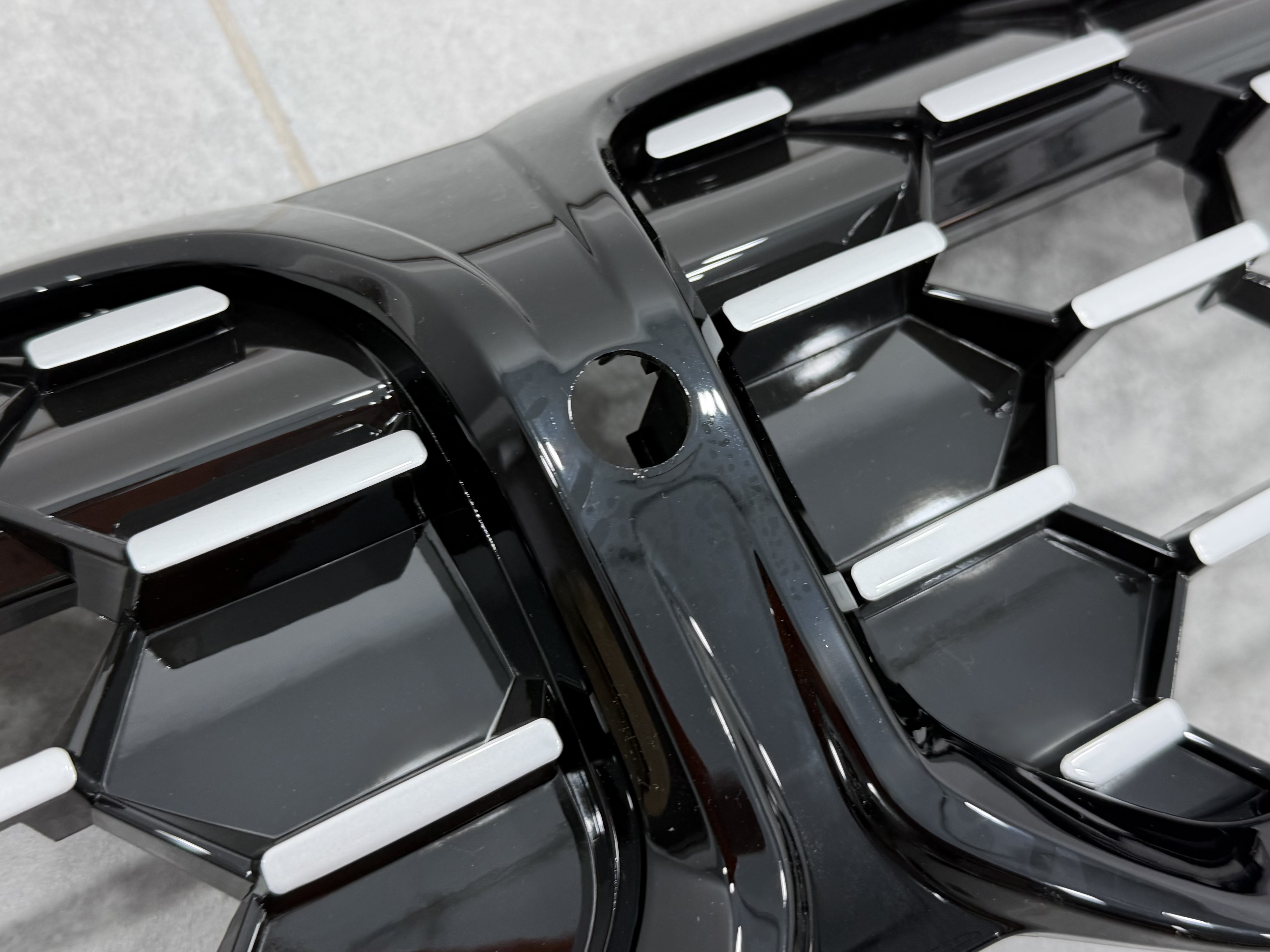 Решітка радіатора соти Black / Silver BMW 3 series G20 G21 LCI 2022+ 51135A35800 5