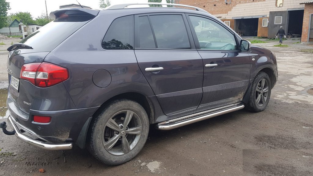 Бокові пороги Premium (2 шт., нерж.) 60 мм 6