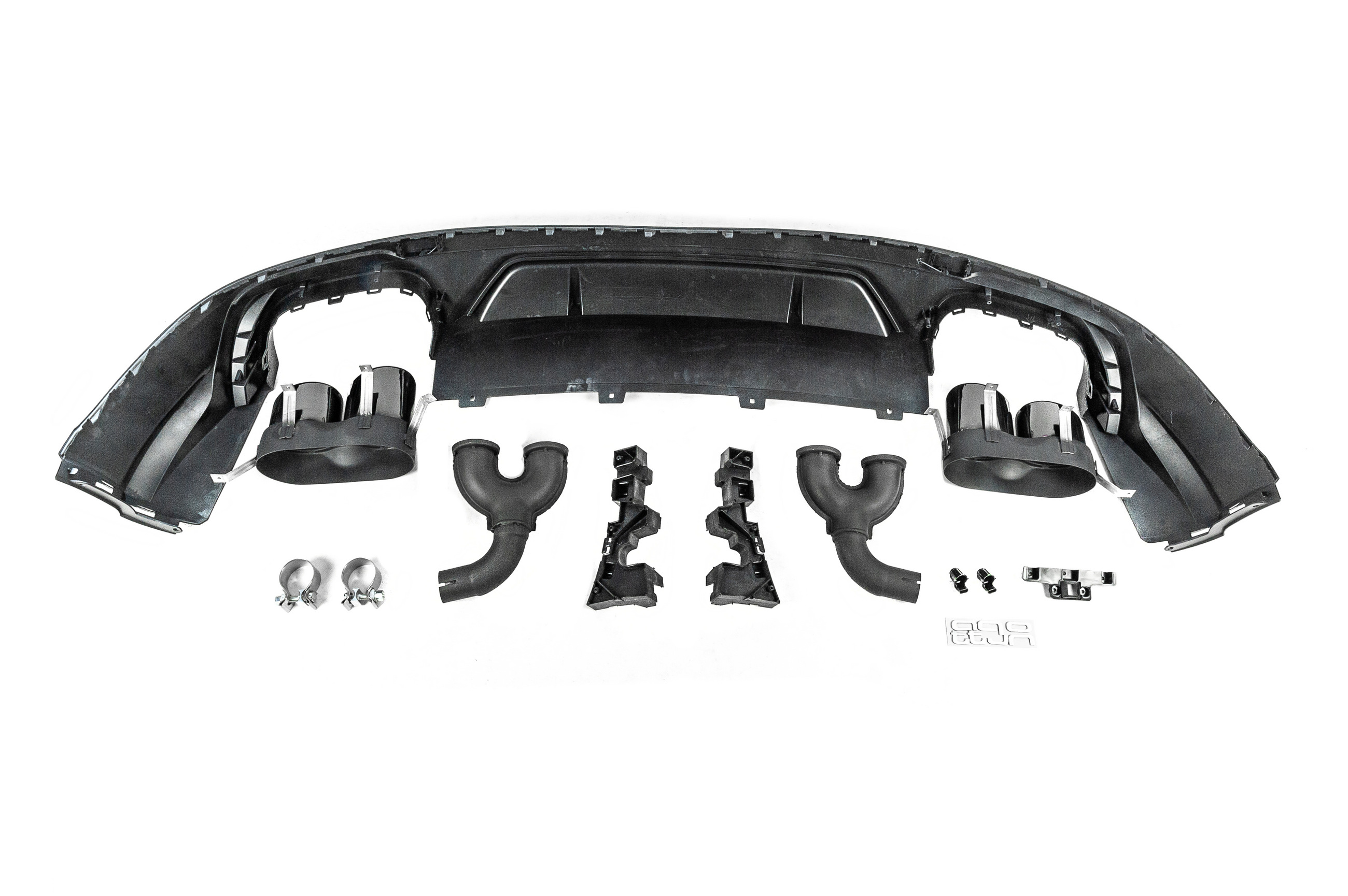 Задній дифузор SQ5-Style (2017-2020, з насадками Black) 5
