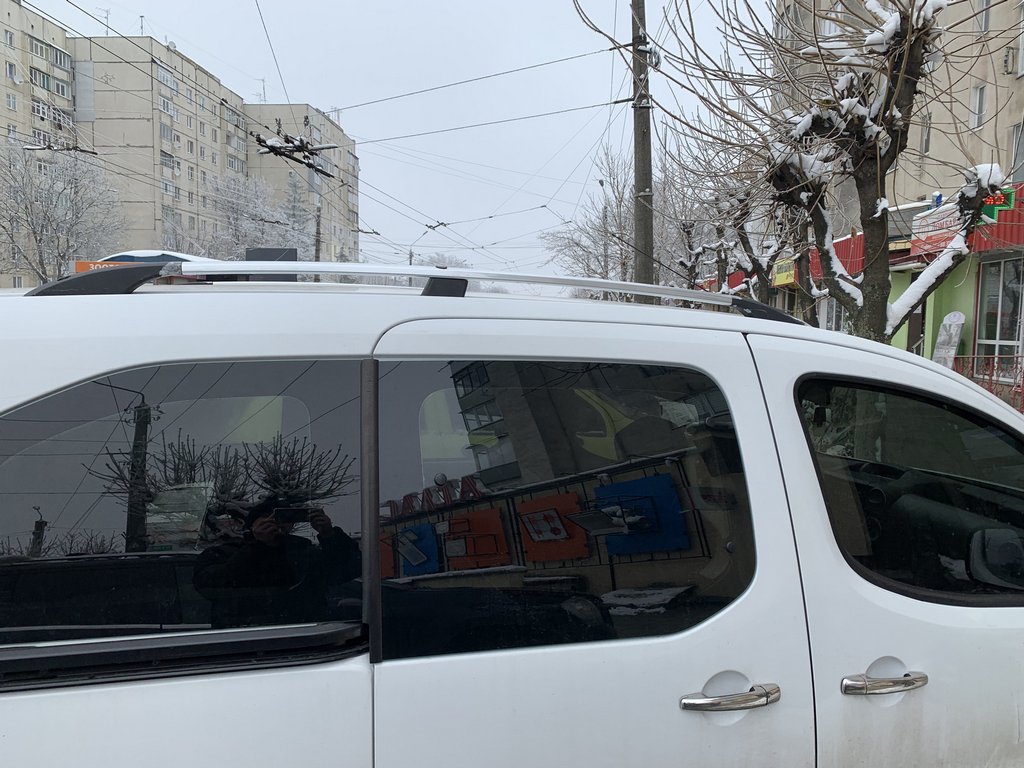 Рейлінги ХРОМ Пластикові ніжки 6
