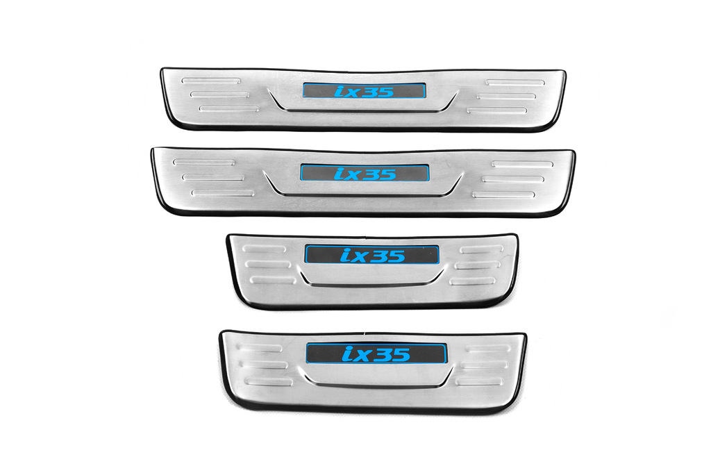 Накладки на пороги Libao LED (4 шт, нерж)