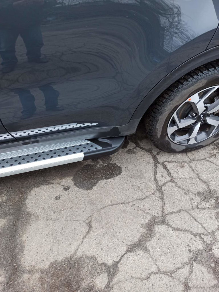 Бокові пороги New Vision Grey (2 шт., алюміній) 5