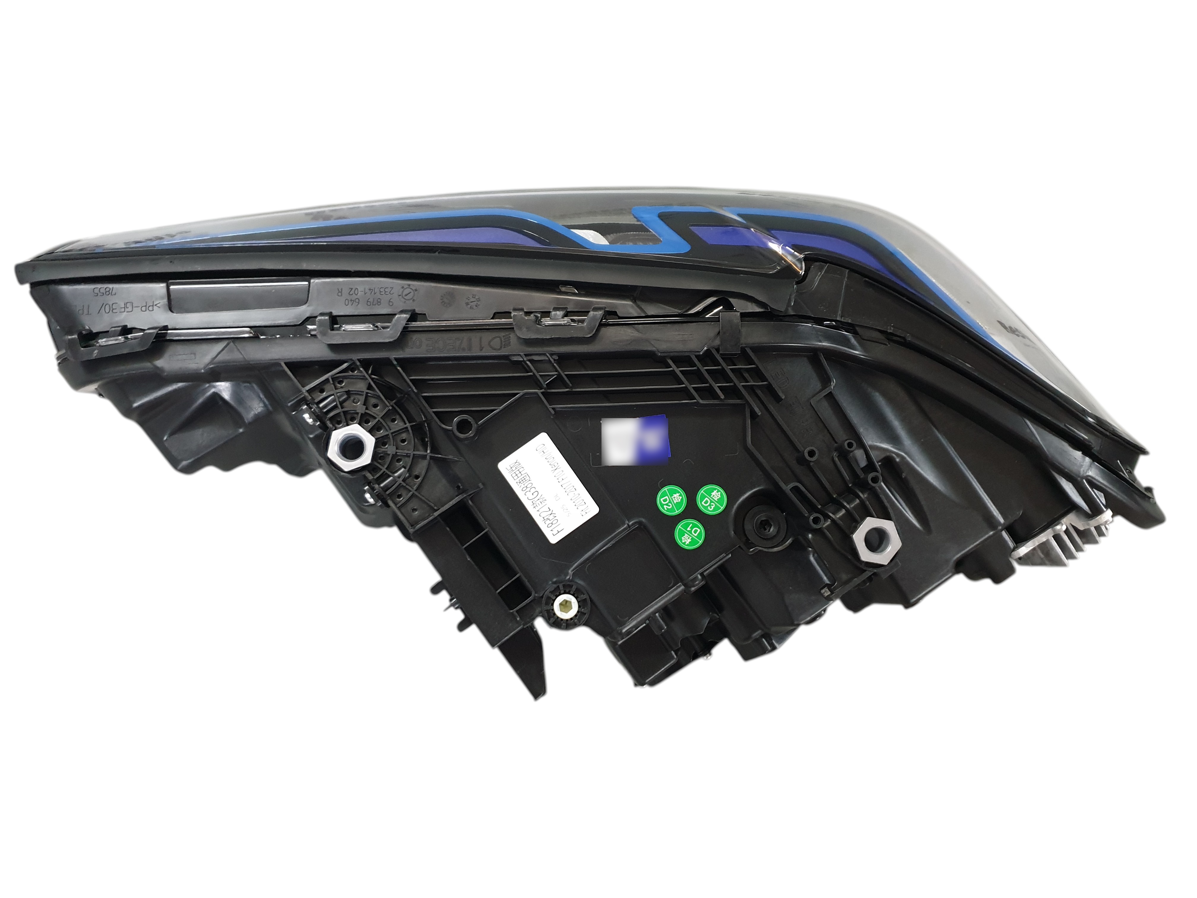 Передні фари (стиль M5 F90 LCI Laser) V2 на BMW 5 Series F10 / F11 2010-2017 року 4