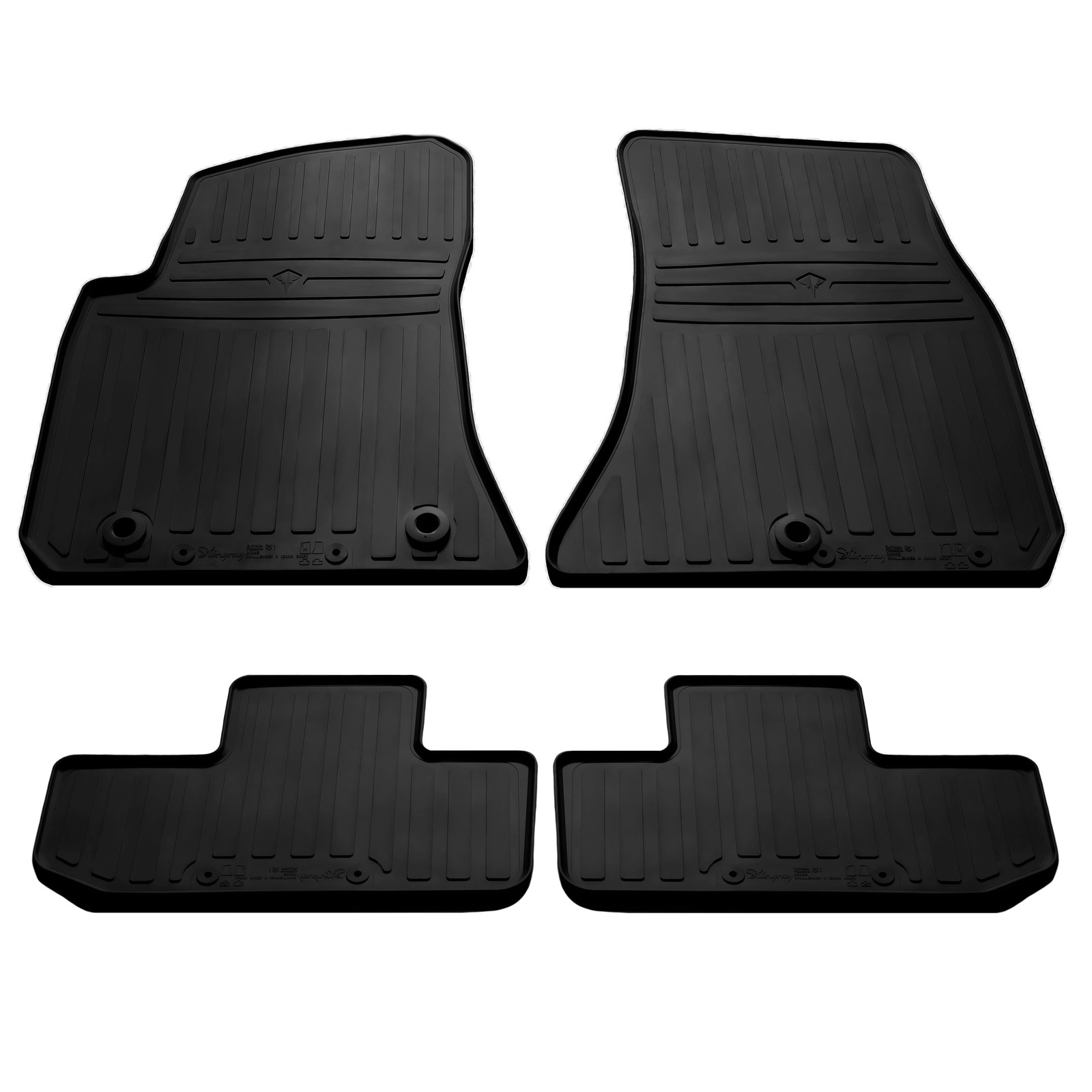 Гумові килимки Stingray (2WD, 4 шт, гума)