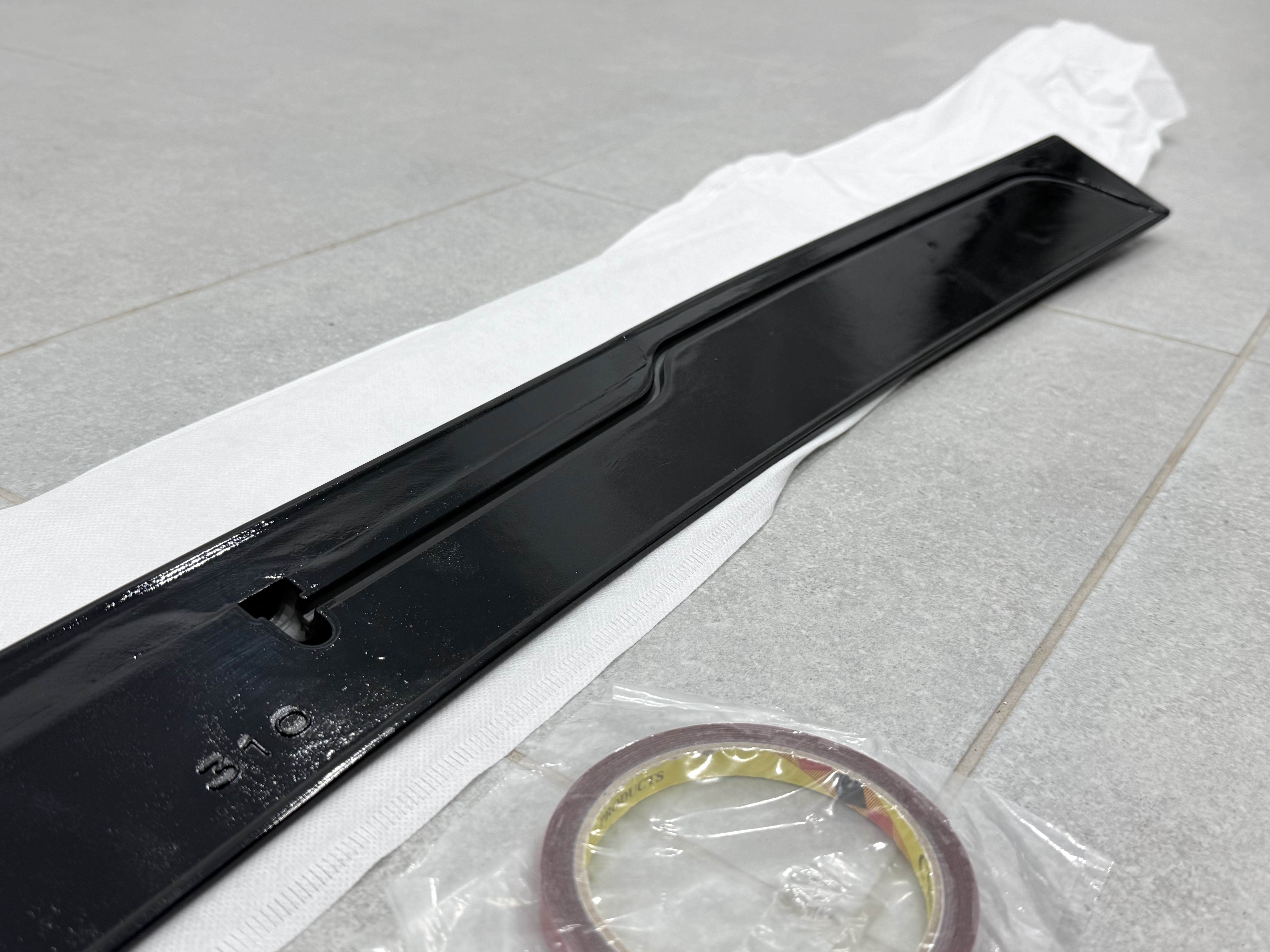 Козирок заднього скла Toyota Camry 50 / 55 EU / USA 2011-2017 ABS пластик, колір чорний глянець 3