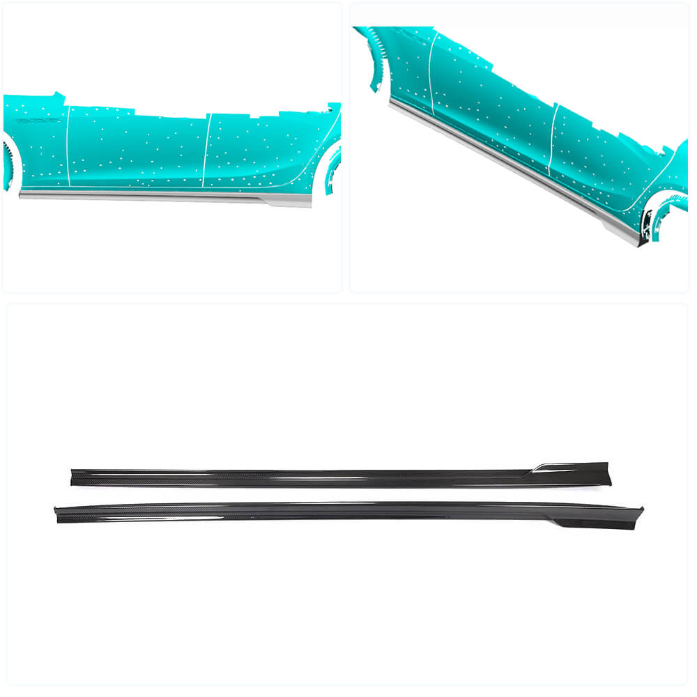 Бокові пороги V2 (для Base/S/S Q4/Diesel/250 Diesel, Карбон) 2