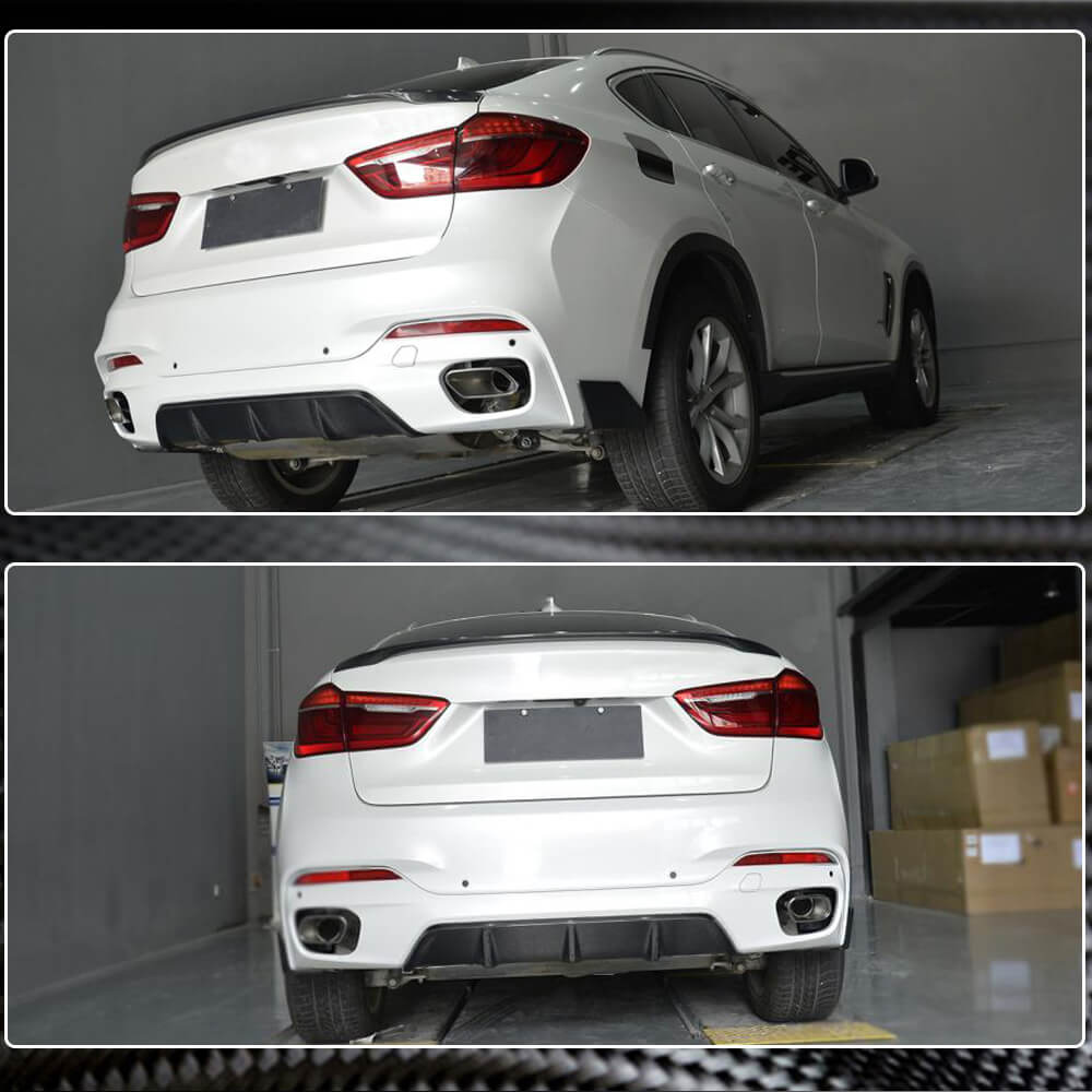 Дифузор заднього бампера V2 (для M-Sport, Карбон) 3