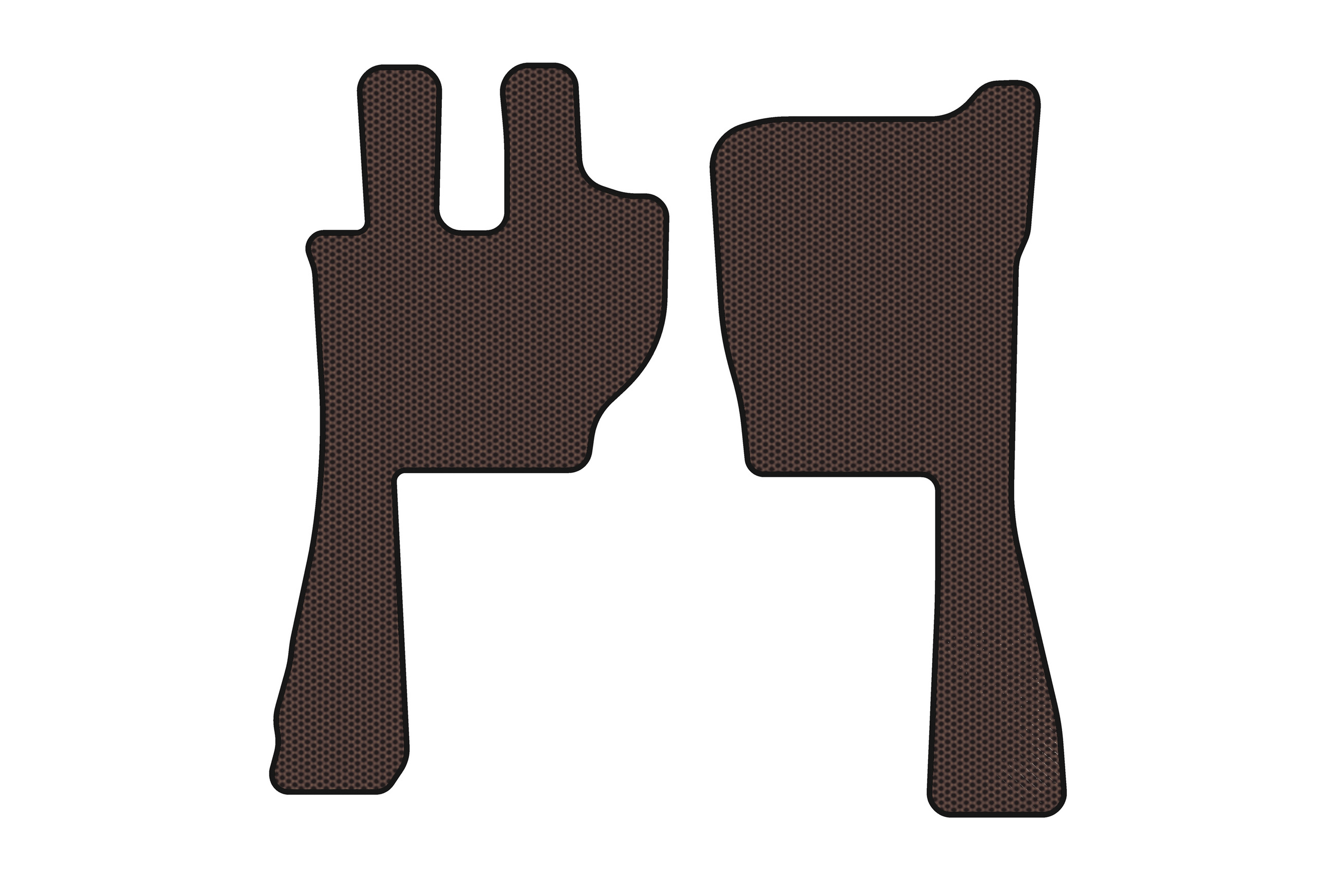 Гумові килимки Carsuit (Коричневий)