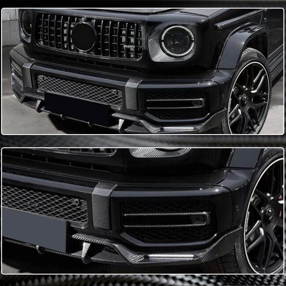 Накладки на протитуманки (для G63 AMG, Карбон) 4