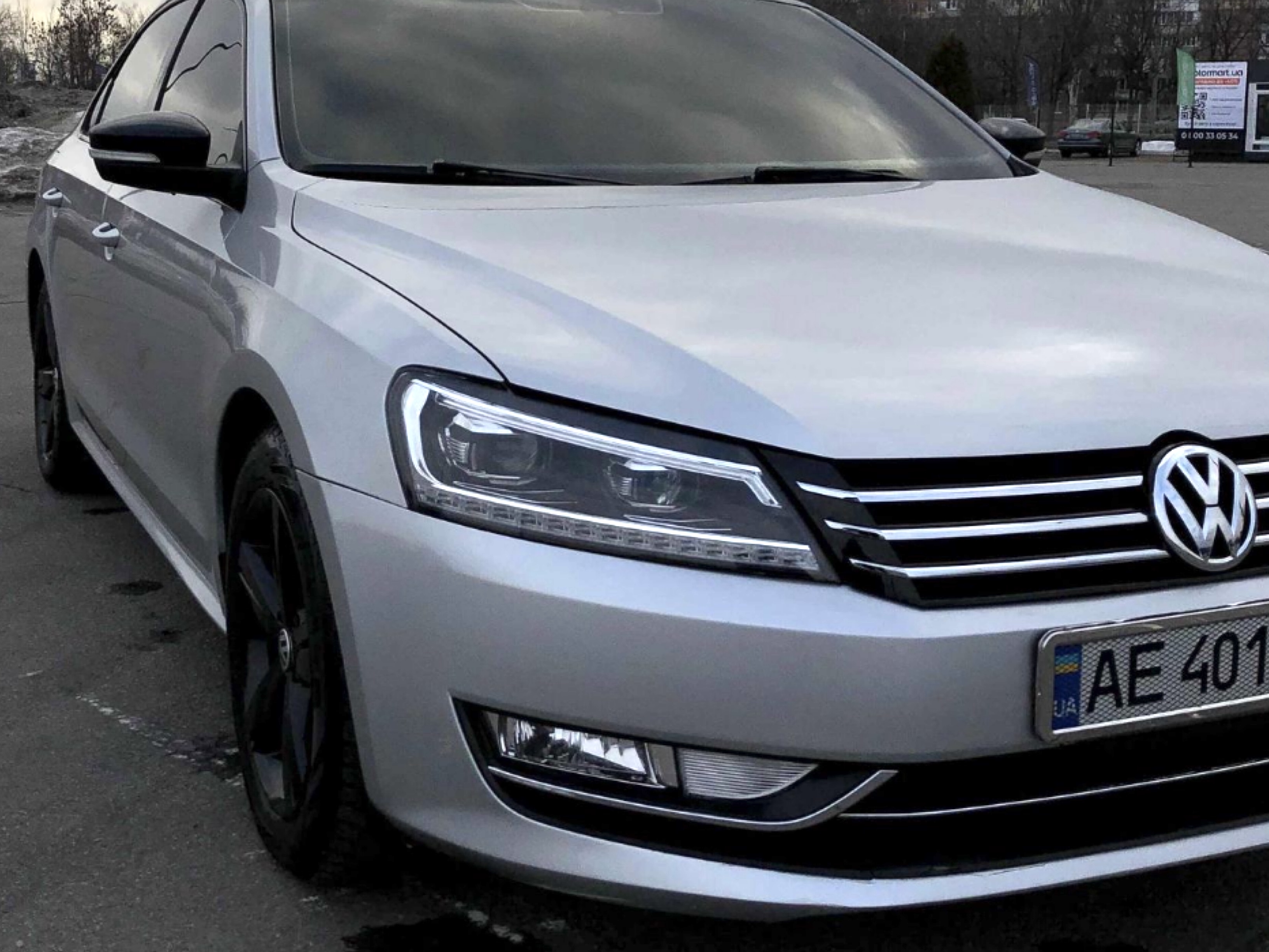 LED фари Volkswagen Passat B7 USA 2011-2015 у стилі B8 USA 2