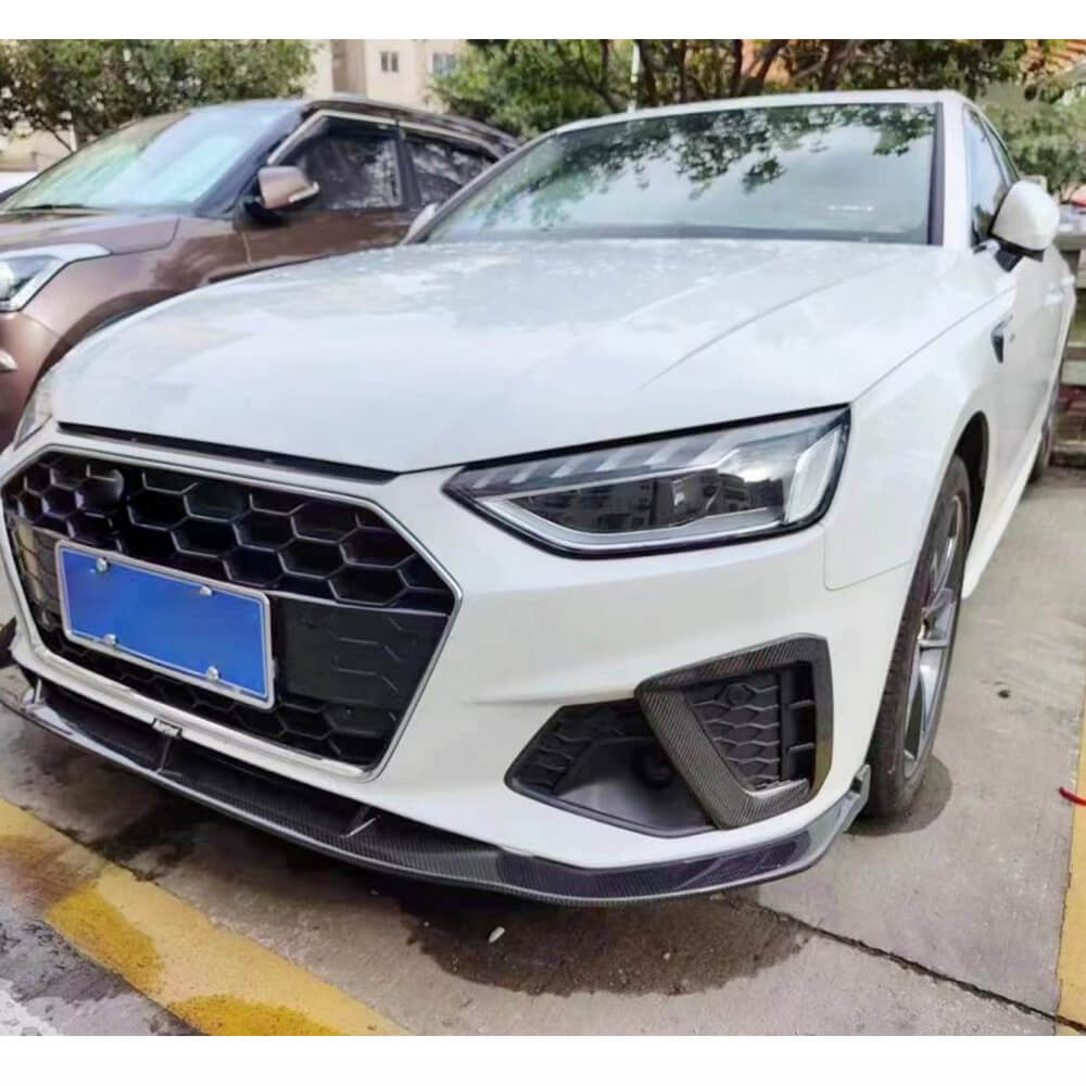 Накладки на протитуманні фари V1 (для S-Line Sedan 2015-2019, Карбон) 4