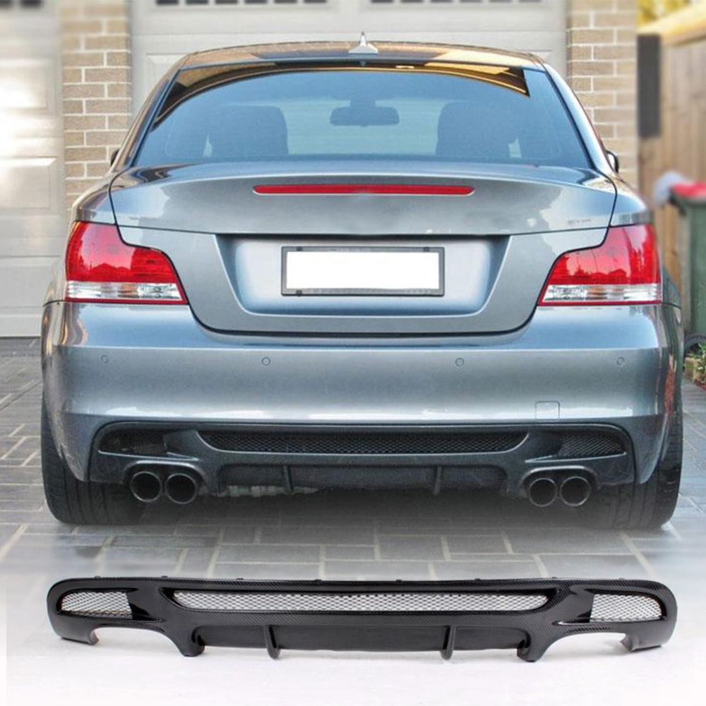 Дифузор заднього бампера V2 (для E82/E88 M-Sport, Карбон)
