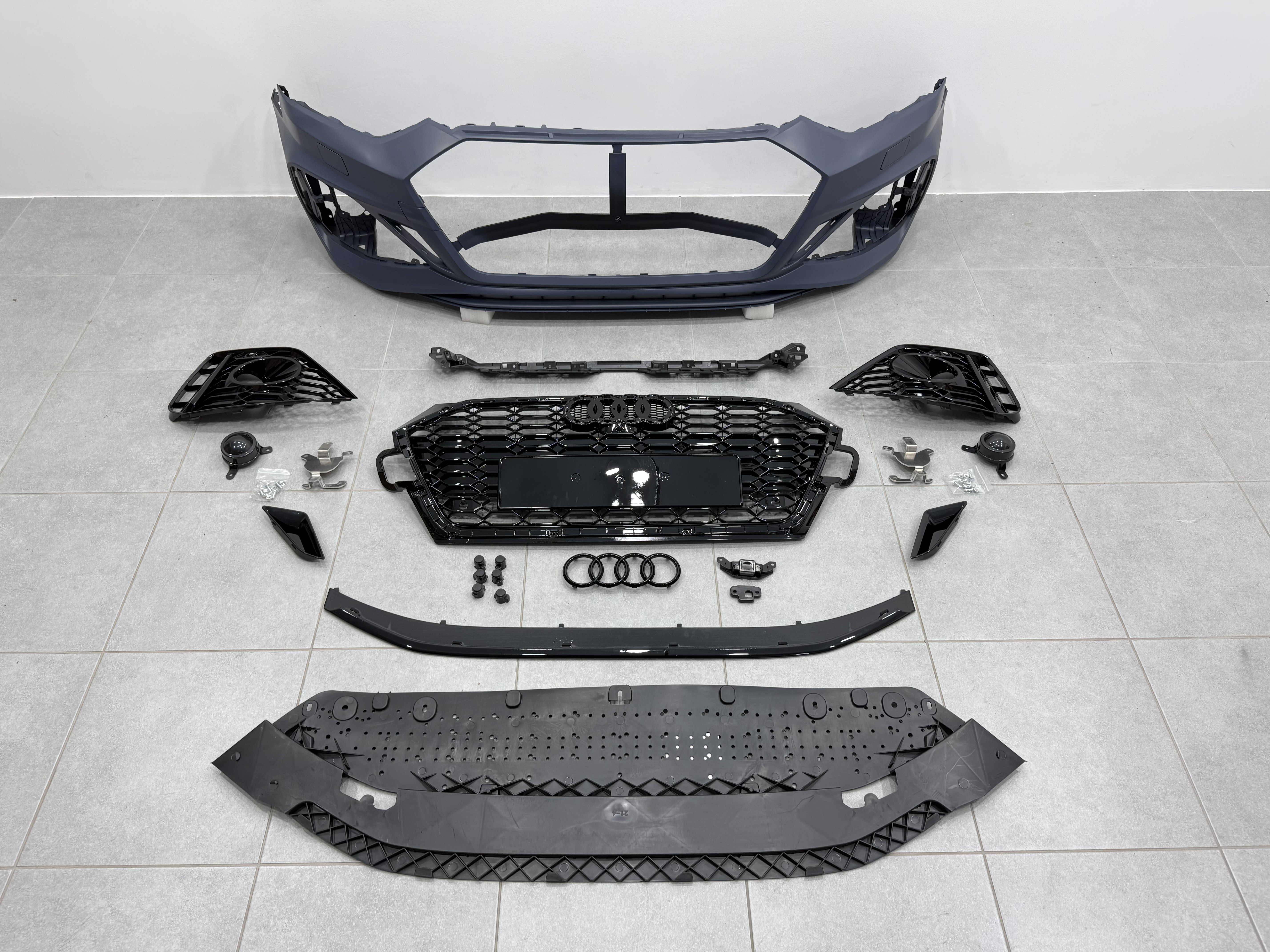 Бампер передній у стилі RS5 2020+ для Audi A5 2016-2019 3
