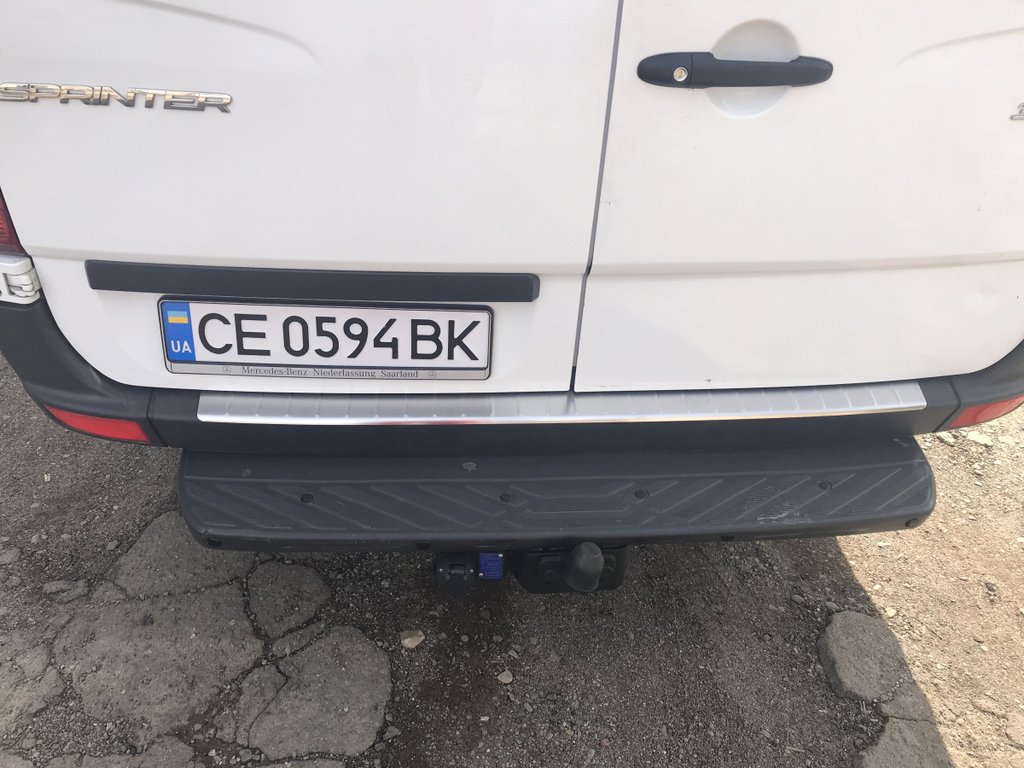 Накладка на задній бампер МАТОВИЙ (Omsa, нерж.) 4