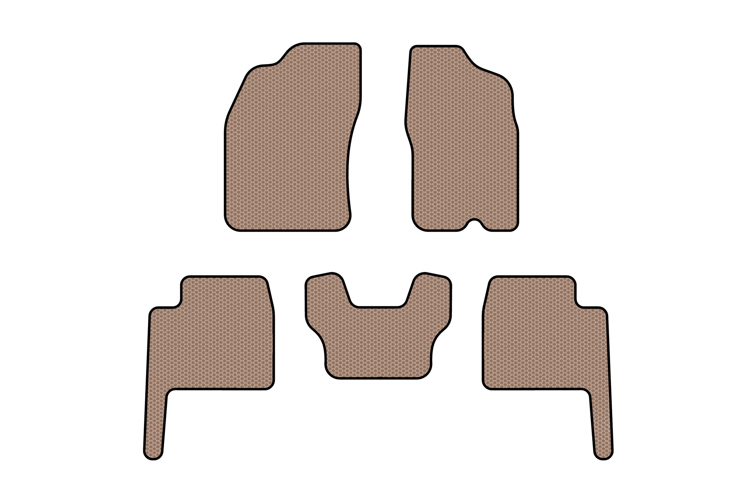 Гумові килимки Carsuit (Бежевий)