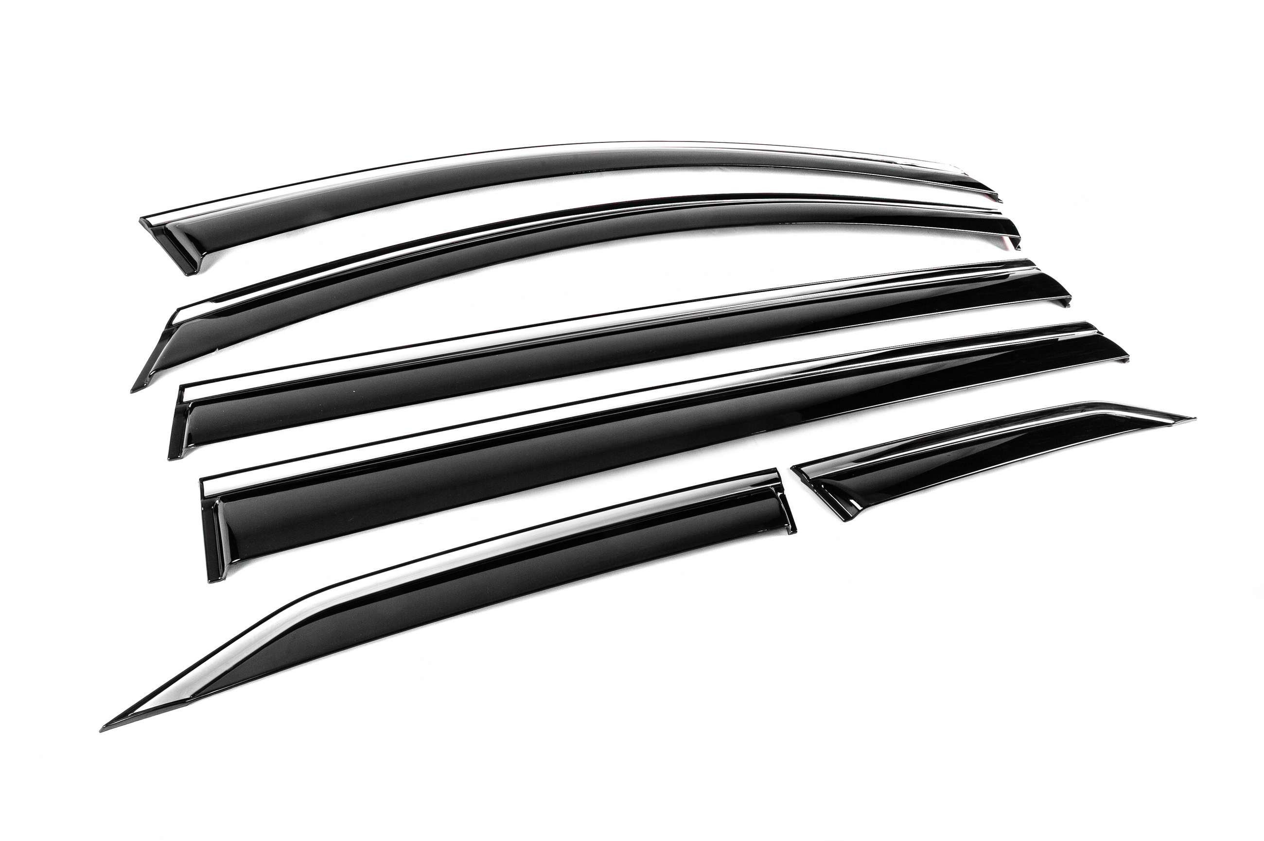 Вітровики з хромованим молдингом Niken Luxury (6 шт) 3