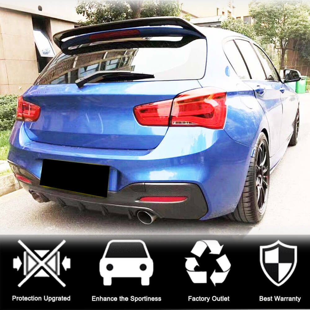 Дифузор заднього бампера (для M-Sport 2015-2019, Карбон) 2