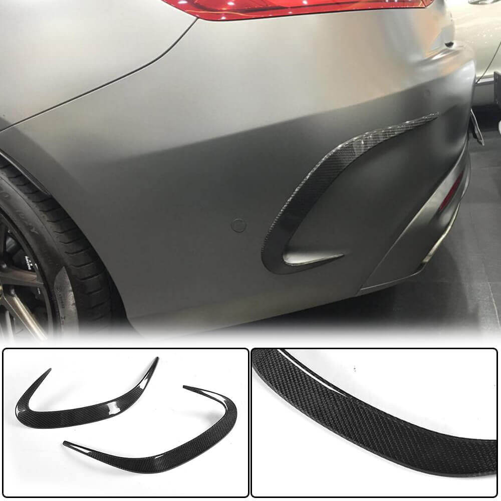Накладки на задній бампер (для AMG / AMG-Line, Карбон)