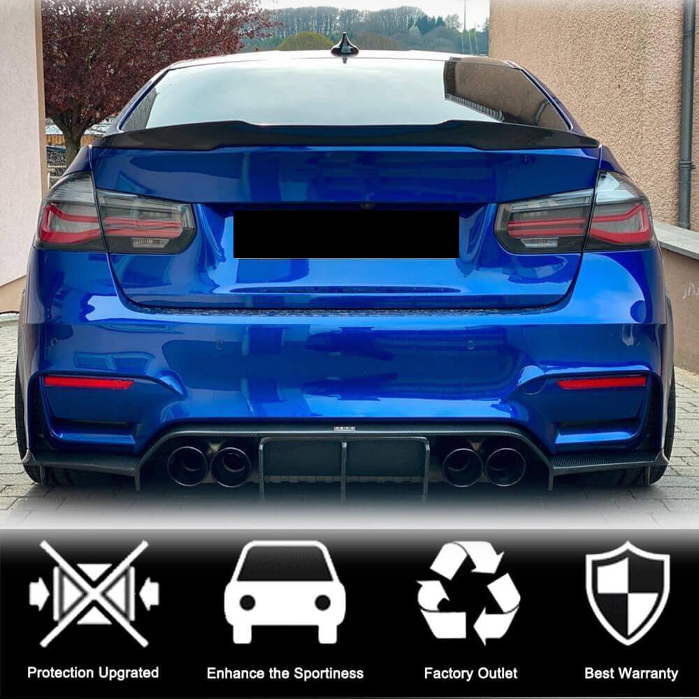 Спойлер M4-Style V3 (для F30/F80, Карбон) 4