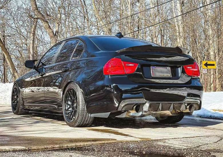 Дифузор заднього бампера (для E90 M-Sport, Карбон) 3