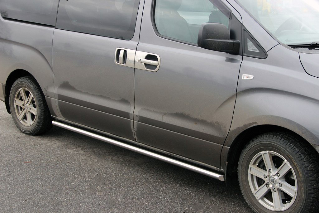 Бічні труби BB001 (2 шт., нерж.) 60 мм