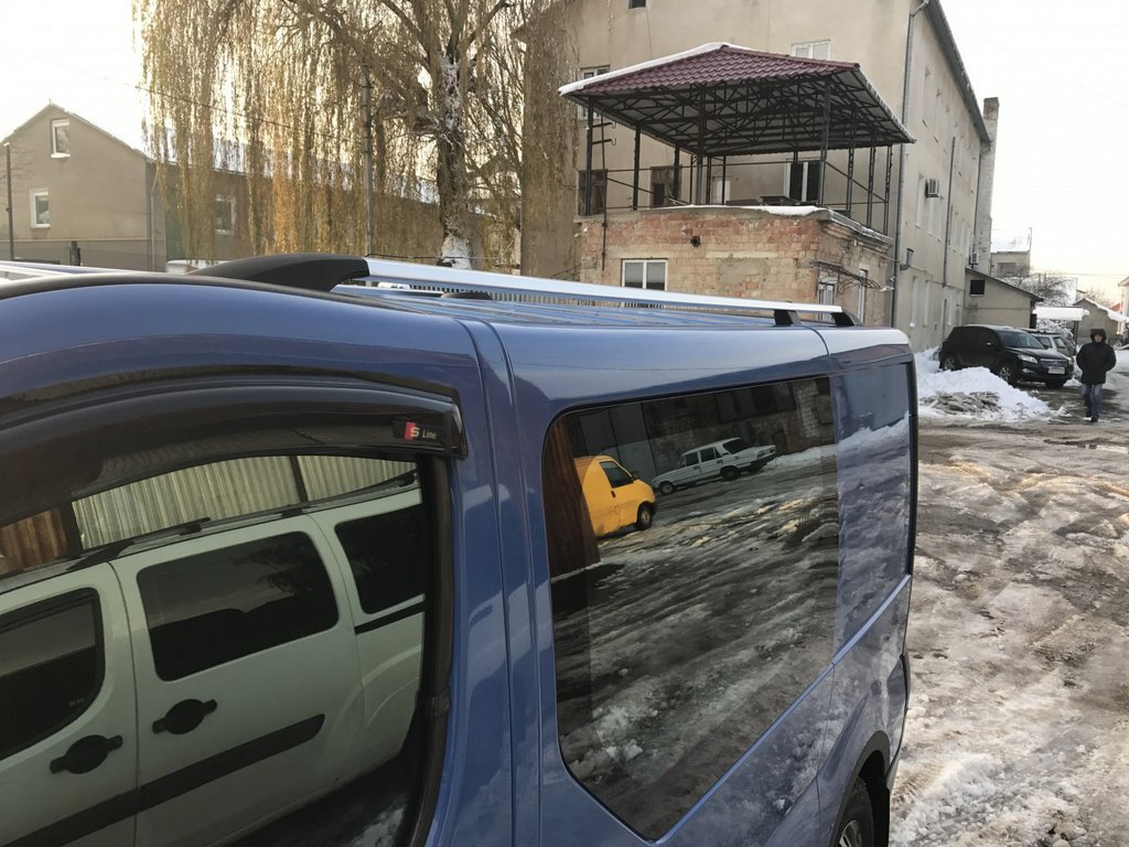 Рейлінги Хром Коротка, пластикові ніжки 2