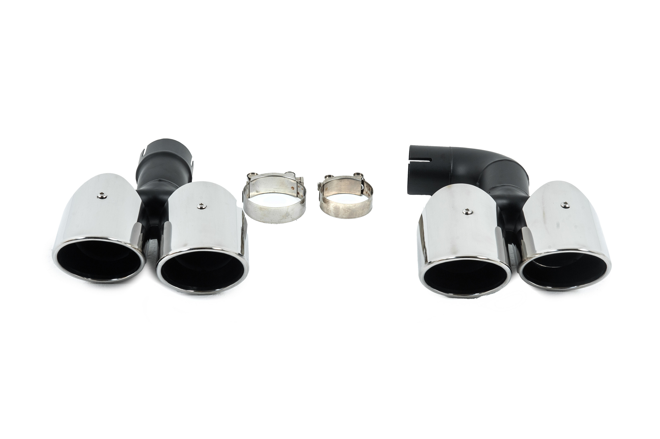 Насадки на глушники Silver в стилі X3M F97 (V1)