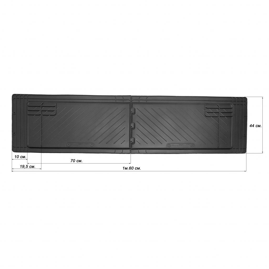 Задні килимки (2 шт, Stingray) Premium, без запаху гуми 2