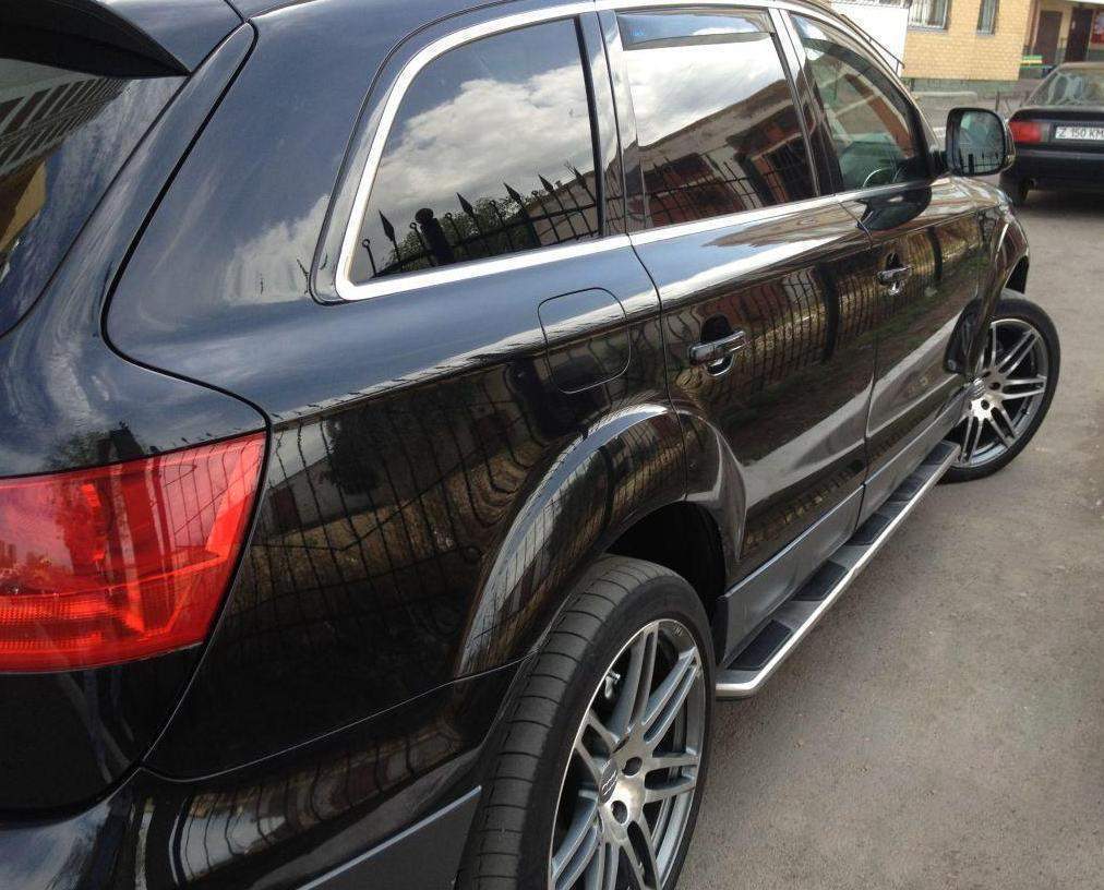 Пороги бічні OEM підніжки Audi Q7 2006-2015 6