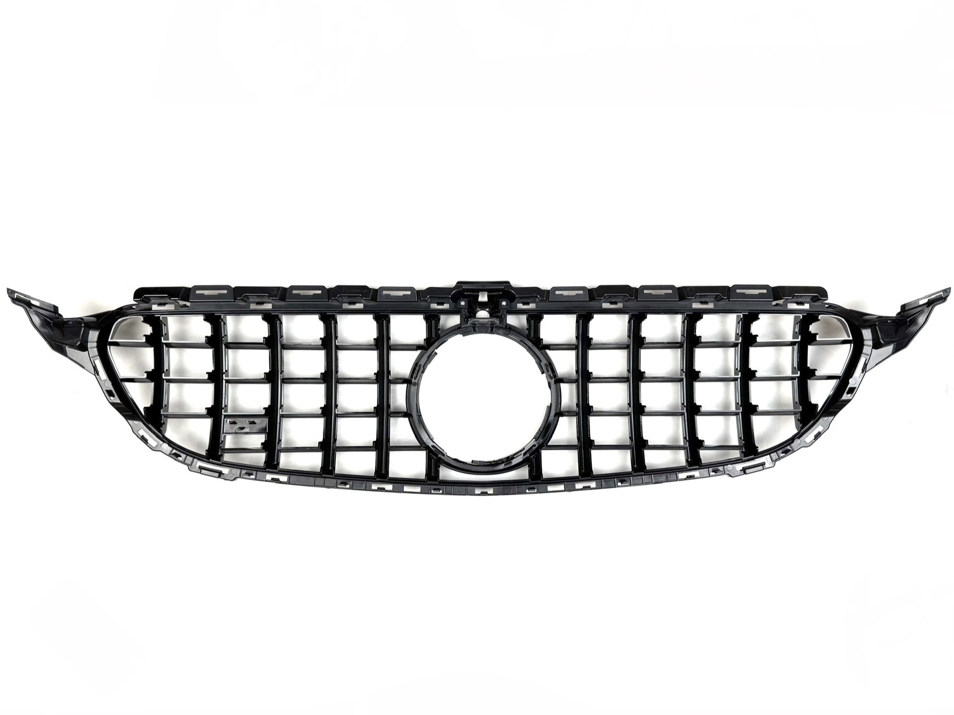 Решітка радіатора GT BLACK Mercedes C-Class W205 2014-2018 ПІД КАМЕРУ 4