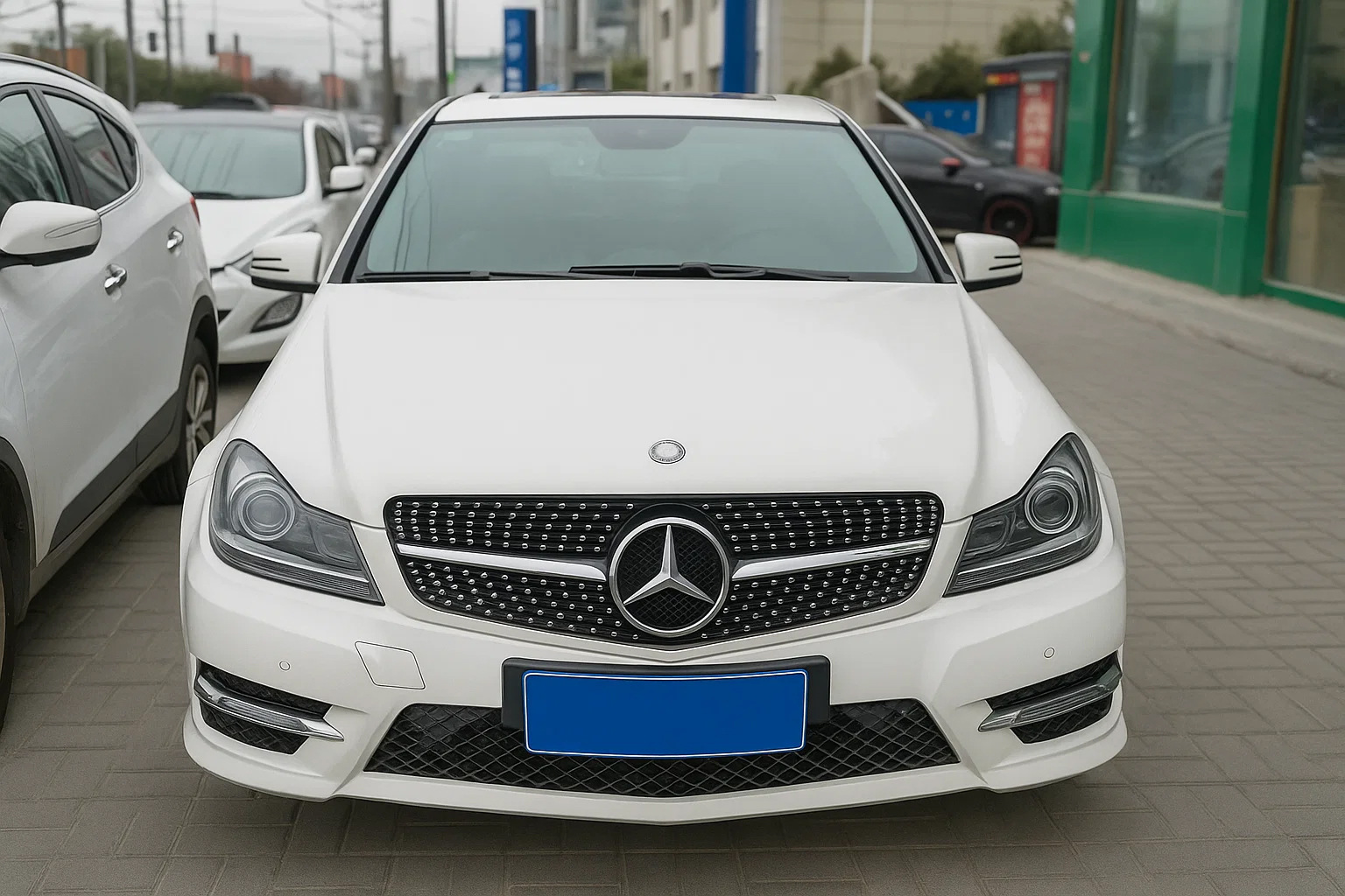 Передня решітка Diamond Silver 4