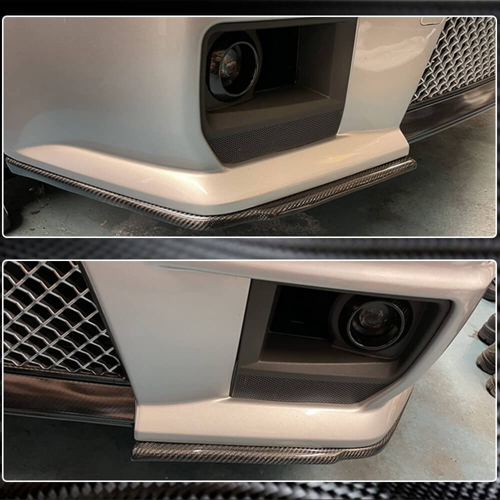 Накладки на передній бампер Flap (для CTS V Coupe, Карбон) 4