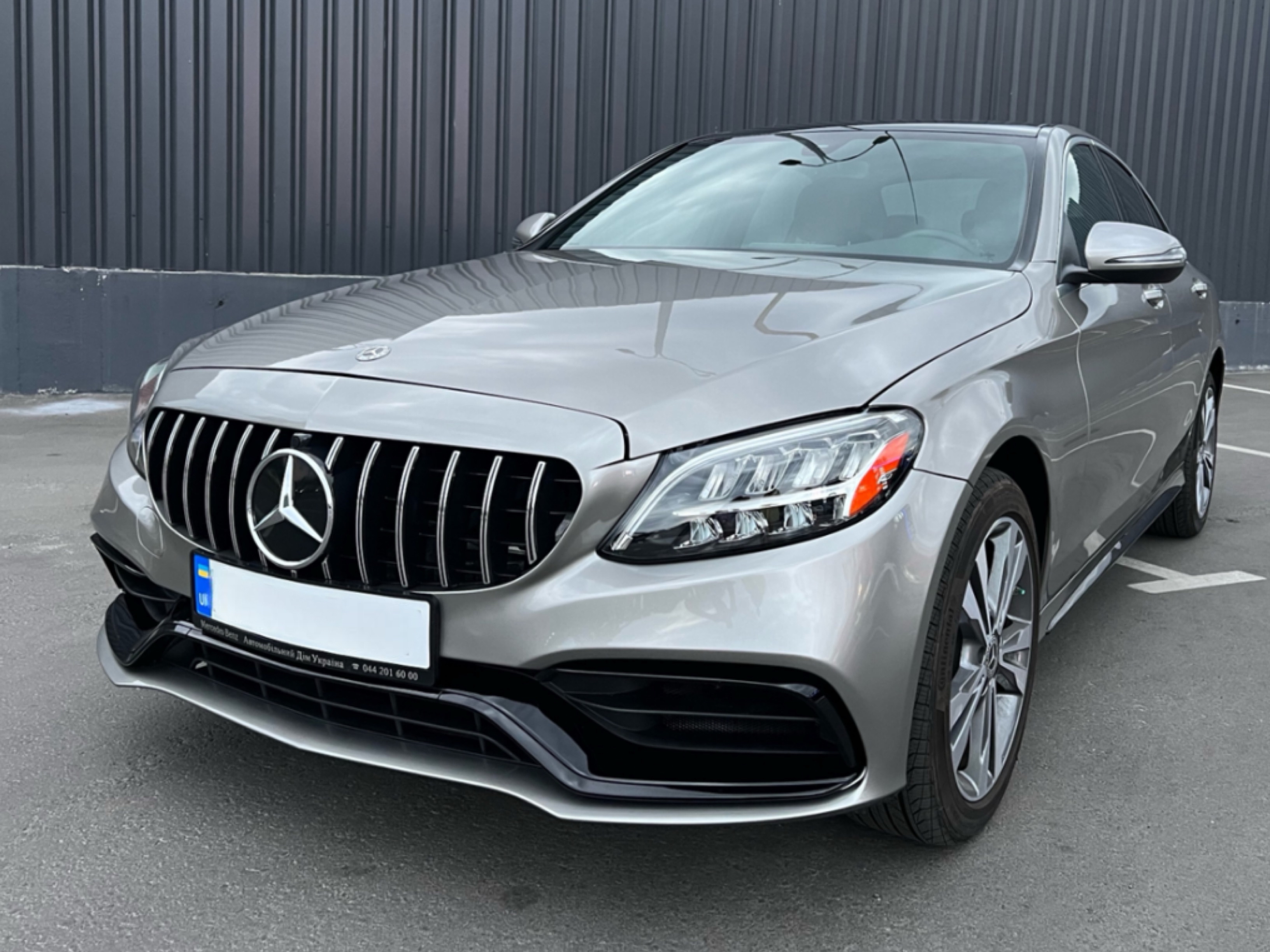 Комплект обвісу стиль AMG C63 рестайлінг 2019+ для Mercedes C Class W205 2014-2021 4