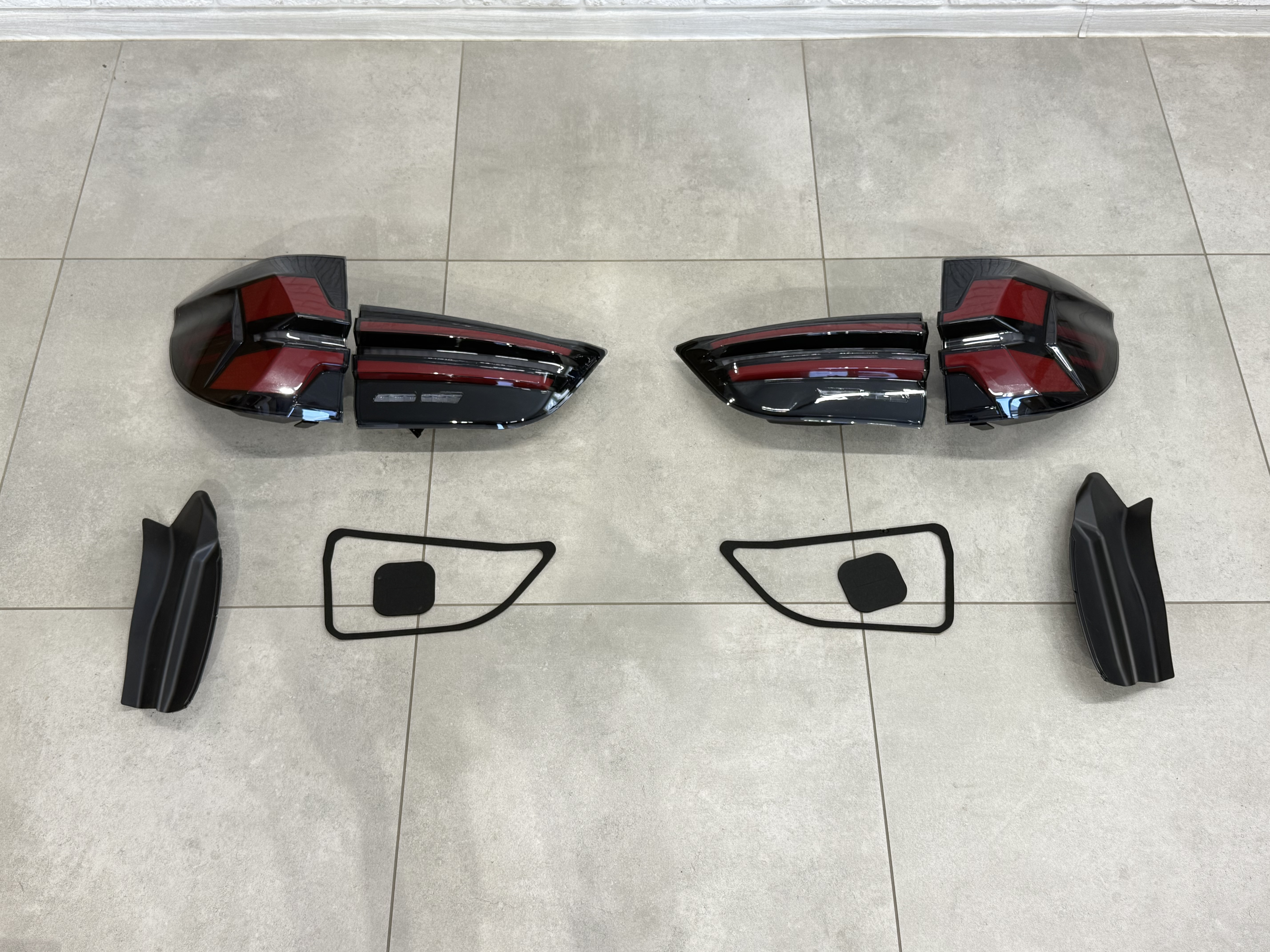 Задні LED ліхтарі в стилі G05 LCI для BMW F15 2013-2018, комплект 4шт. 2