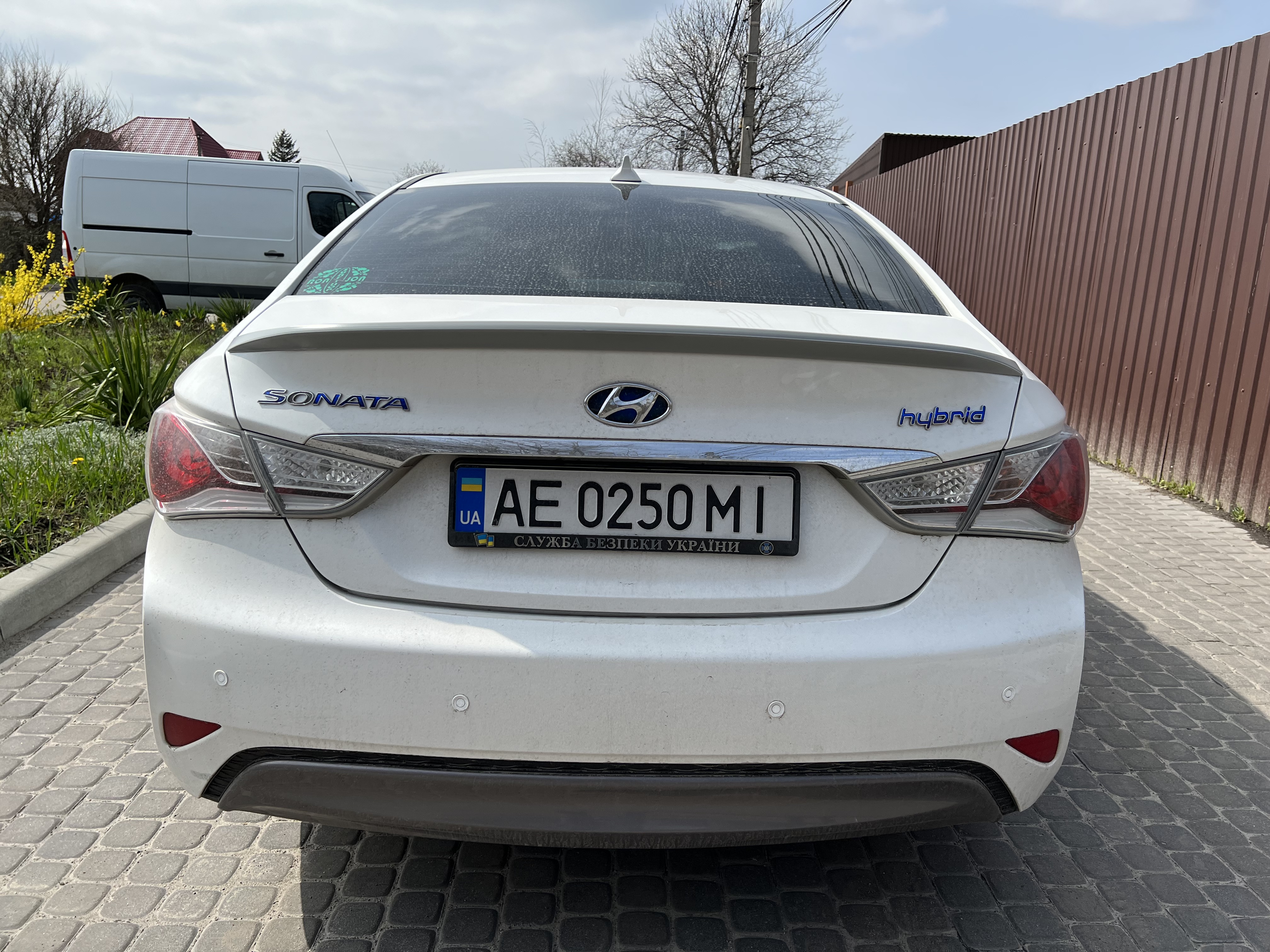 Спойлер ліп Hyundai Sonata YF 2010-2015 ABS пластик під фарбування 4