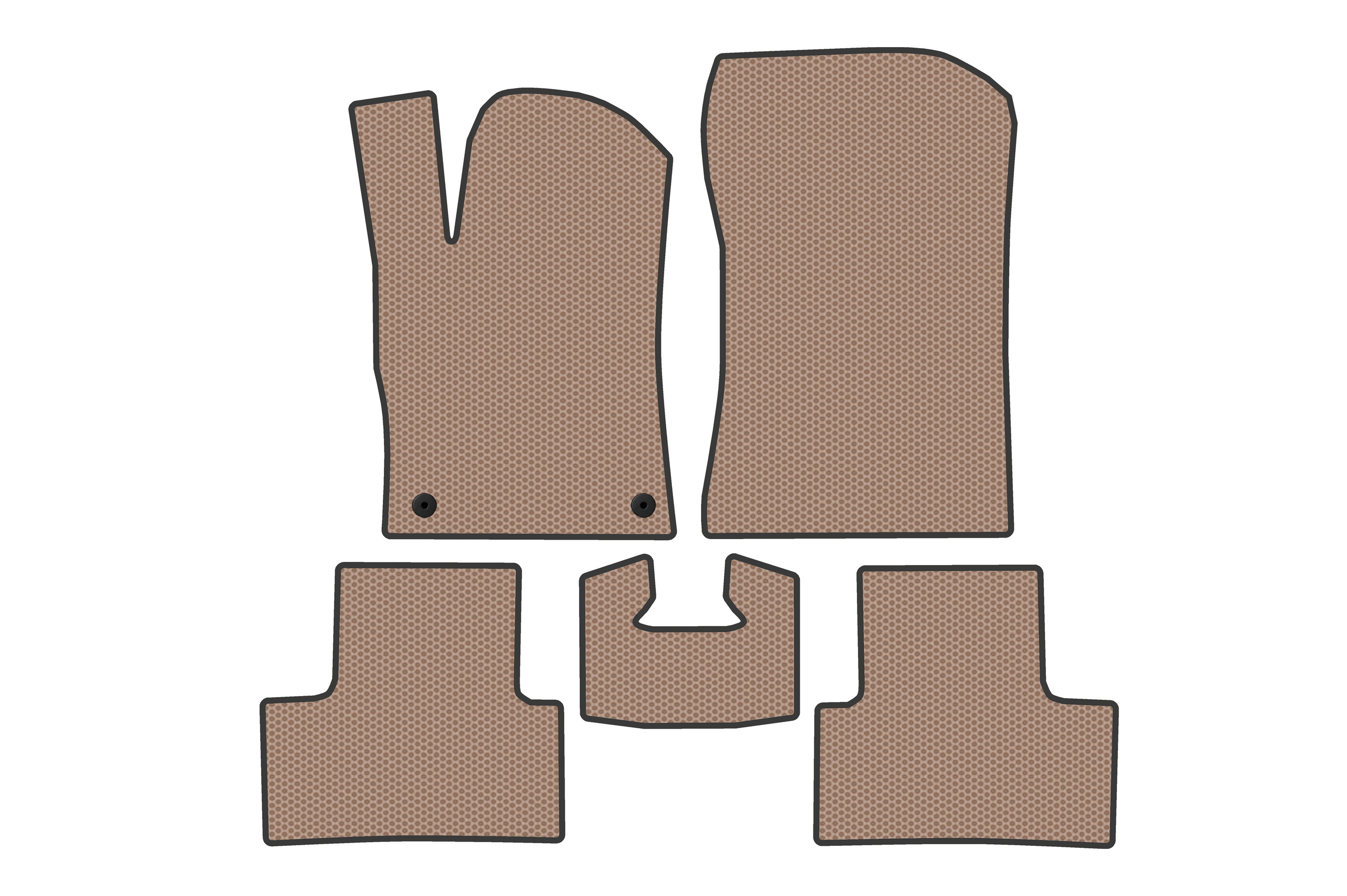 Гумові килимки Carsuit (Бежевий)