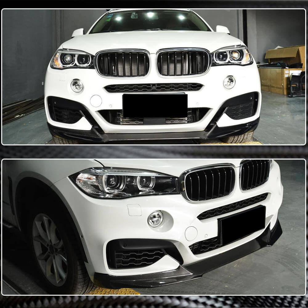 Накладка на передній бампер Lip (для M-Sport, Карбон) 5